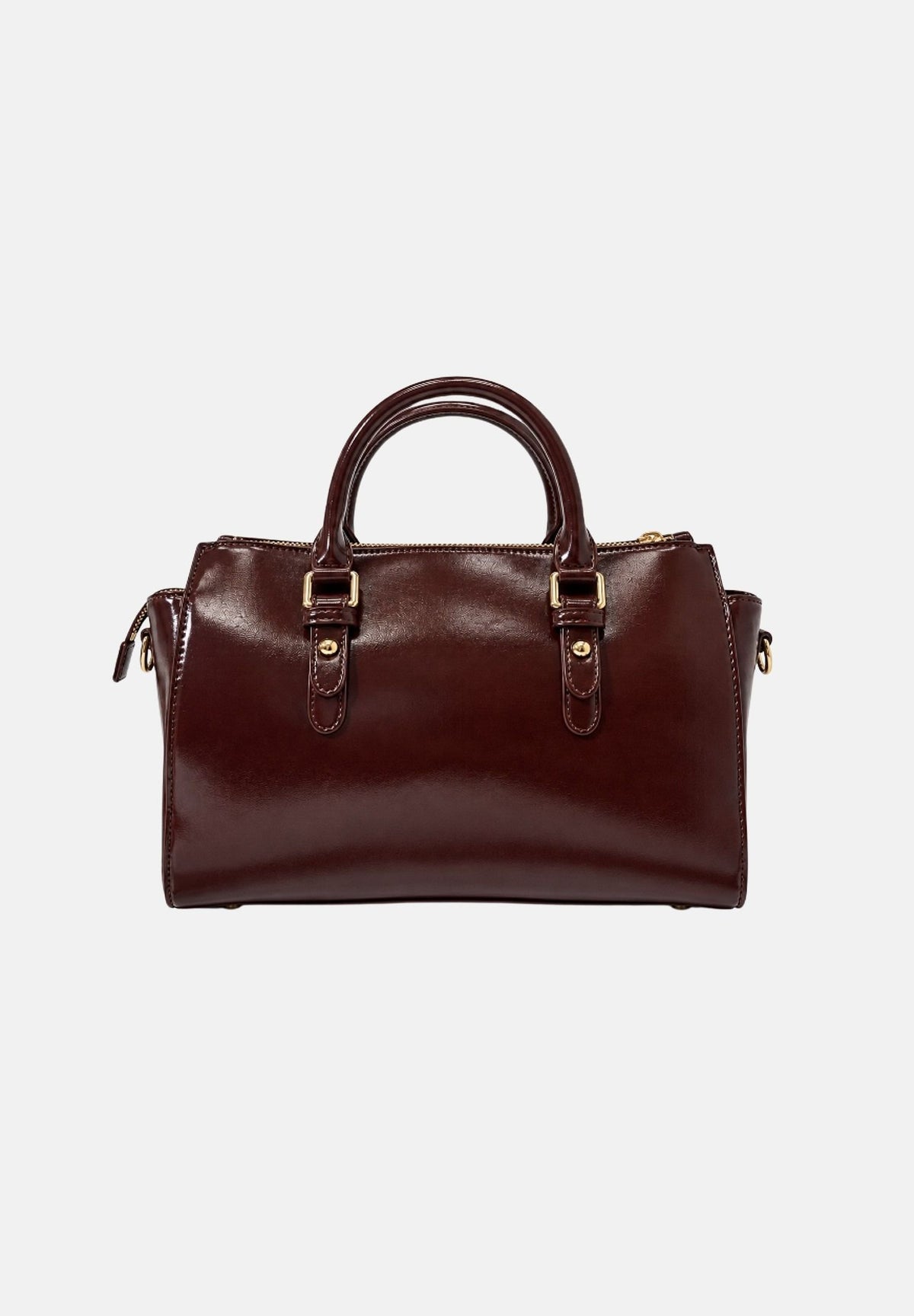 MARC ELLIS Borsa a mano CATHY-STAR marrone cioccolato per donna con elegante design bauletto CATHY-STAR CH MARC ELLIS