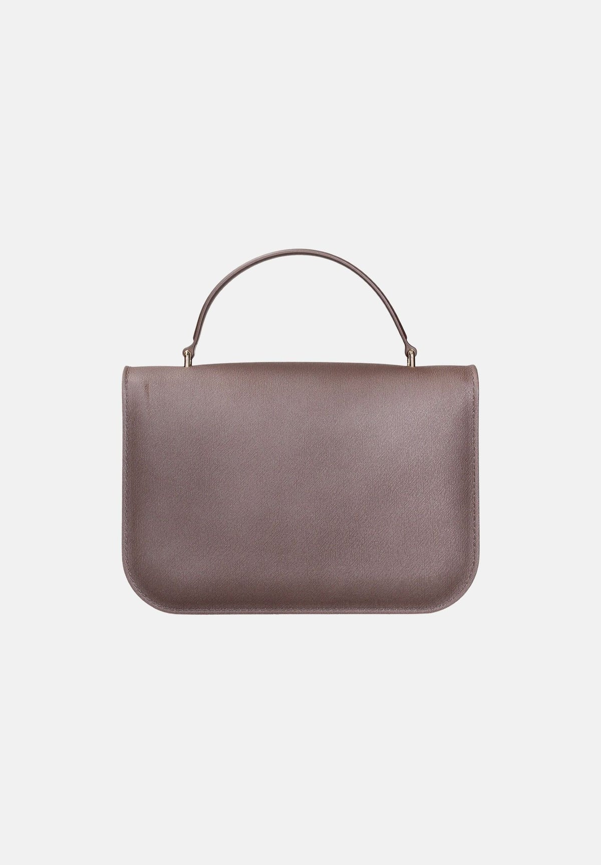 MARC ELLIS Borsa a mano FLAT EAR M cioccolato per donna con patta frontale, logo metallico e dettagli oro chiaro. FLAT-EAR-M CHLIGO MARC ELLIS