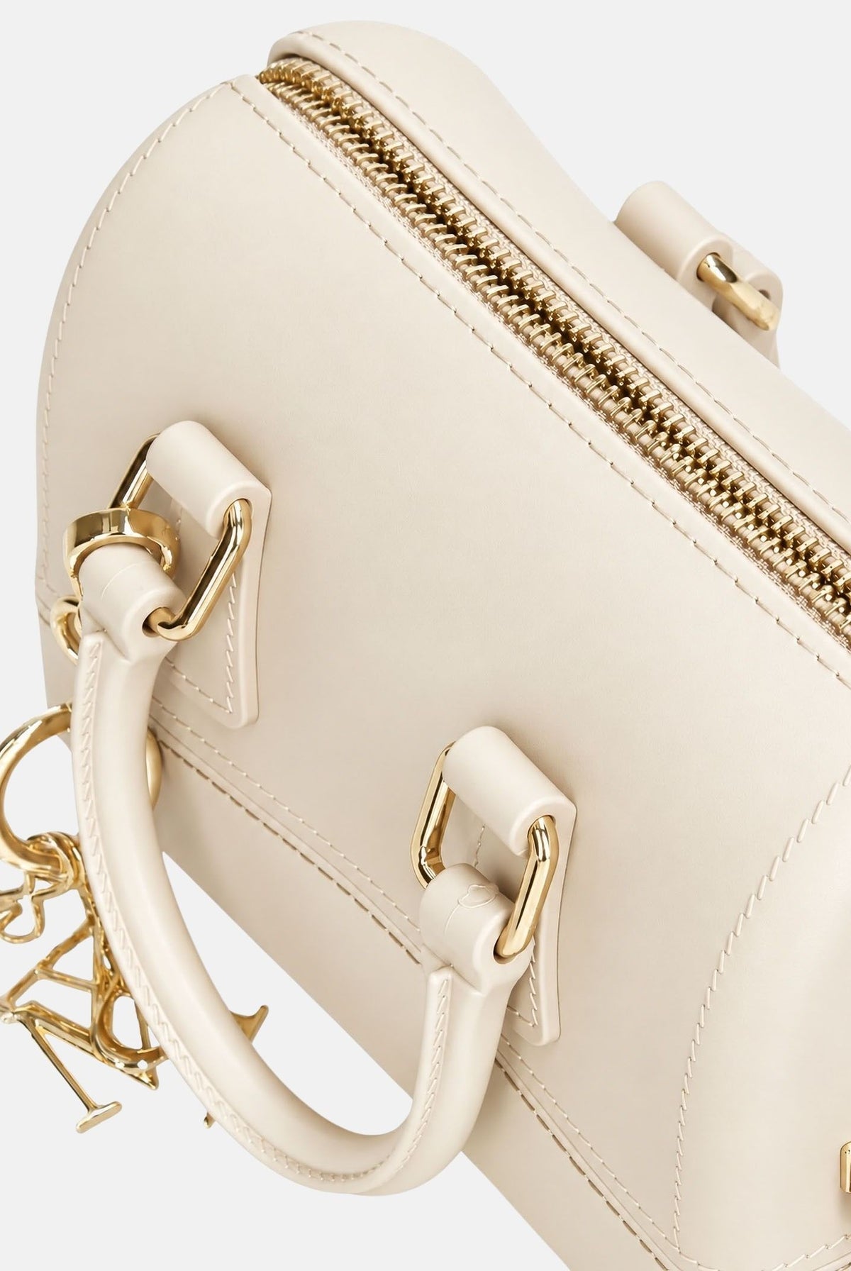 MARC ELLIS Borsa a mano FLAT-ESTREL S beige chiaro per donna con finitura liscia gommata FLAT-ESTREL-S27 DABELIGO MARC ELLIS