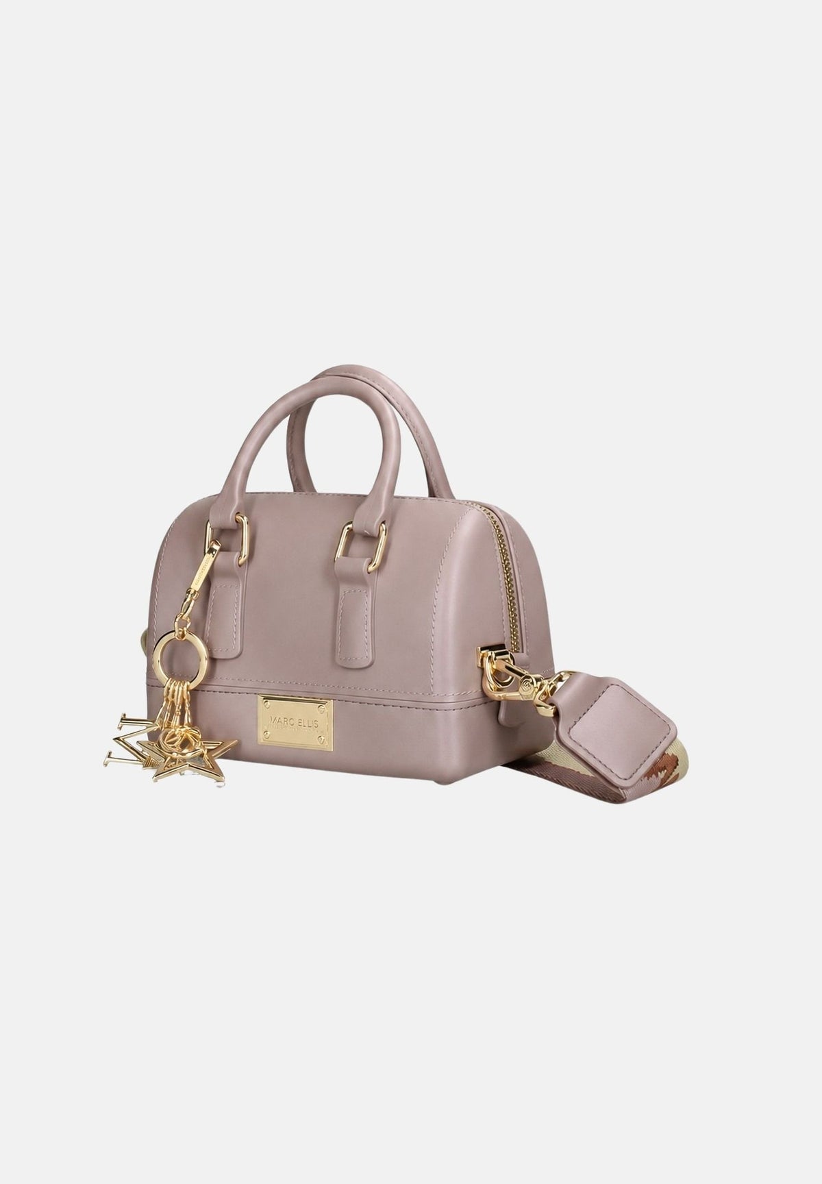 MARC ELLIS Borsa a mano FLAT-ESTREL rosa cipria per donna con finitura liscia gommata FLAT-ESTREL-S27 MIROLIGO MARC ELLIS