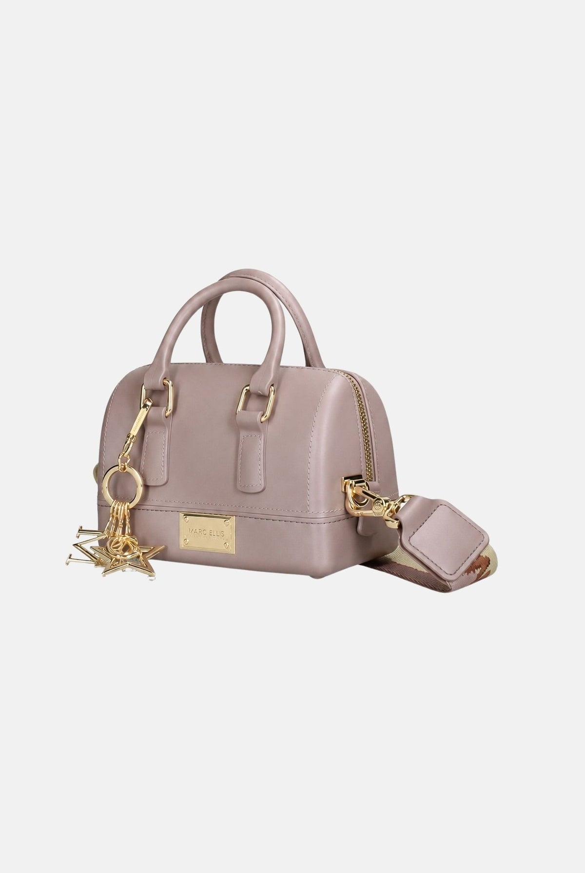 MARC ELLIS Borsa a mano FLAT-ESTREL S rosa cipria per donna con finitura liscia gommata FLAT-ESTREL-S27 MIROLIGO MARC ELLIS