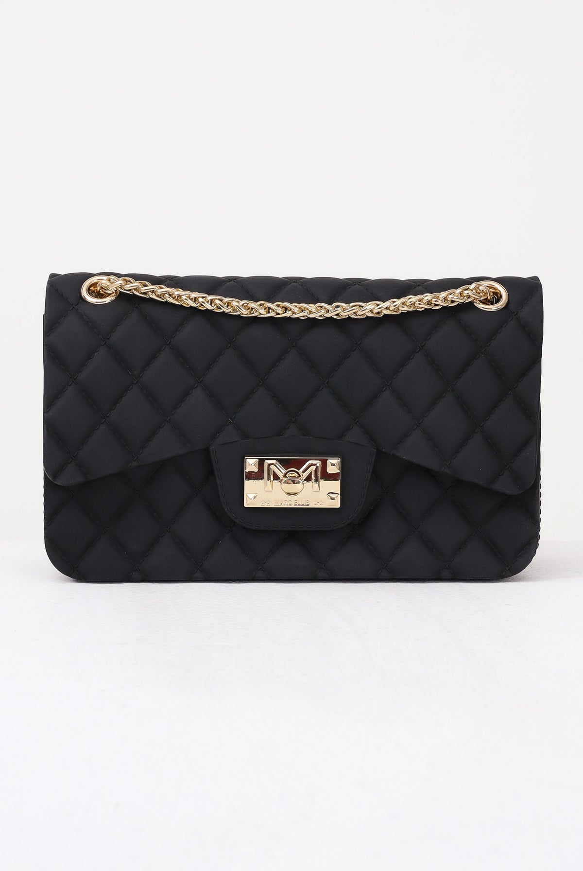 MARC ELLIS Borsa a tracolla Flat Falcon S nera da donna con lavorazione trapuntata FLAT-FALCON-S BLLIGO MARC ELLIS