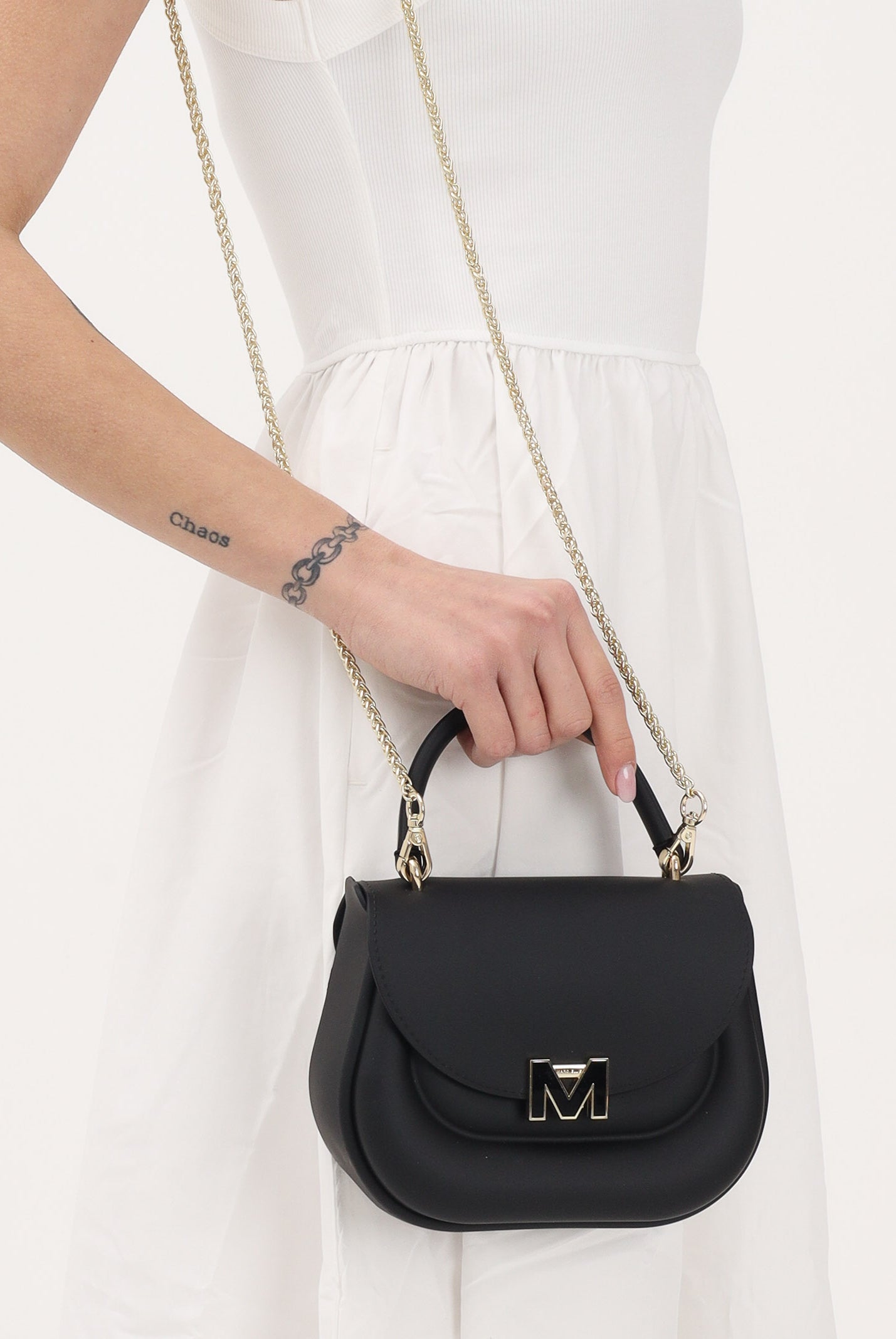 MARC ELLIS Borsa a mano Flat Jelly 26 nera da donna FLAT-JELLY26 BLLIGO MARC ELLIS