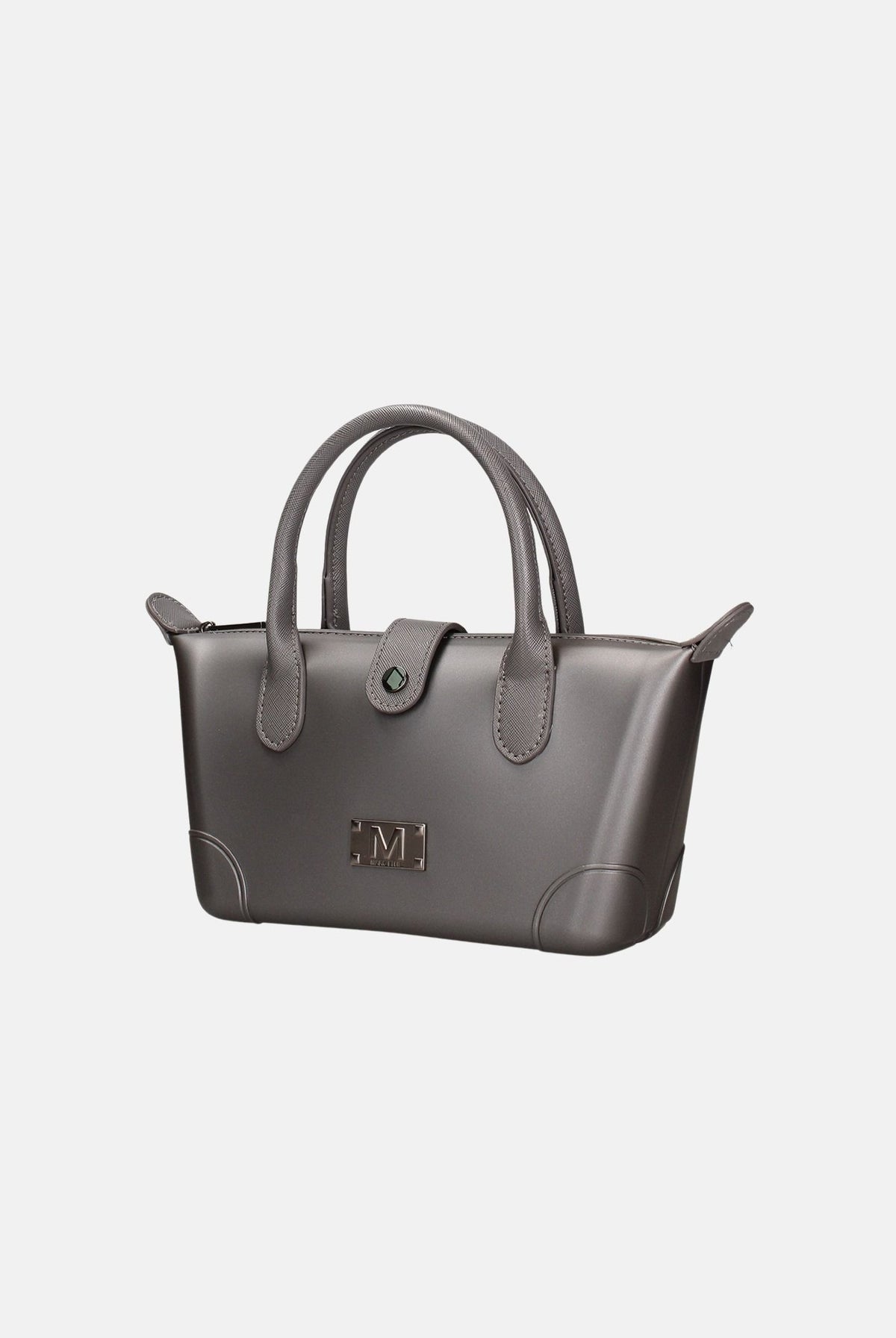 MARC ELLIS Borsa a mano LOLLIPPOP grigio per donna con profilo svasato e manici rigidi superiori. LOLLIPOP-M27 EAGRMA MARC ELLIS