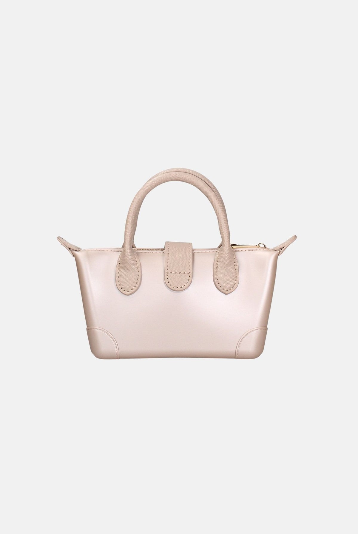 MARC ELLIS Borsa a mano LOLLIPOP S beige scuro per donna con profilo svasato e manici rigidi superiori. LOLLIPOP-S27 DABELIGO MARC ELLIS