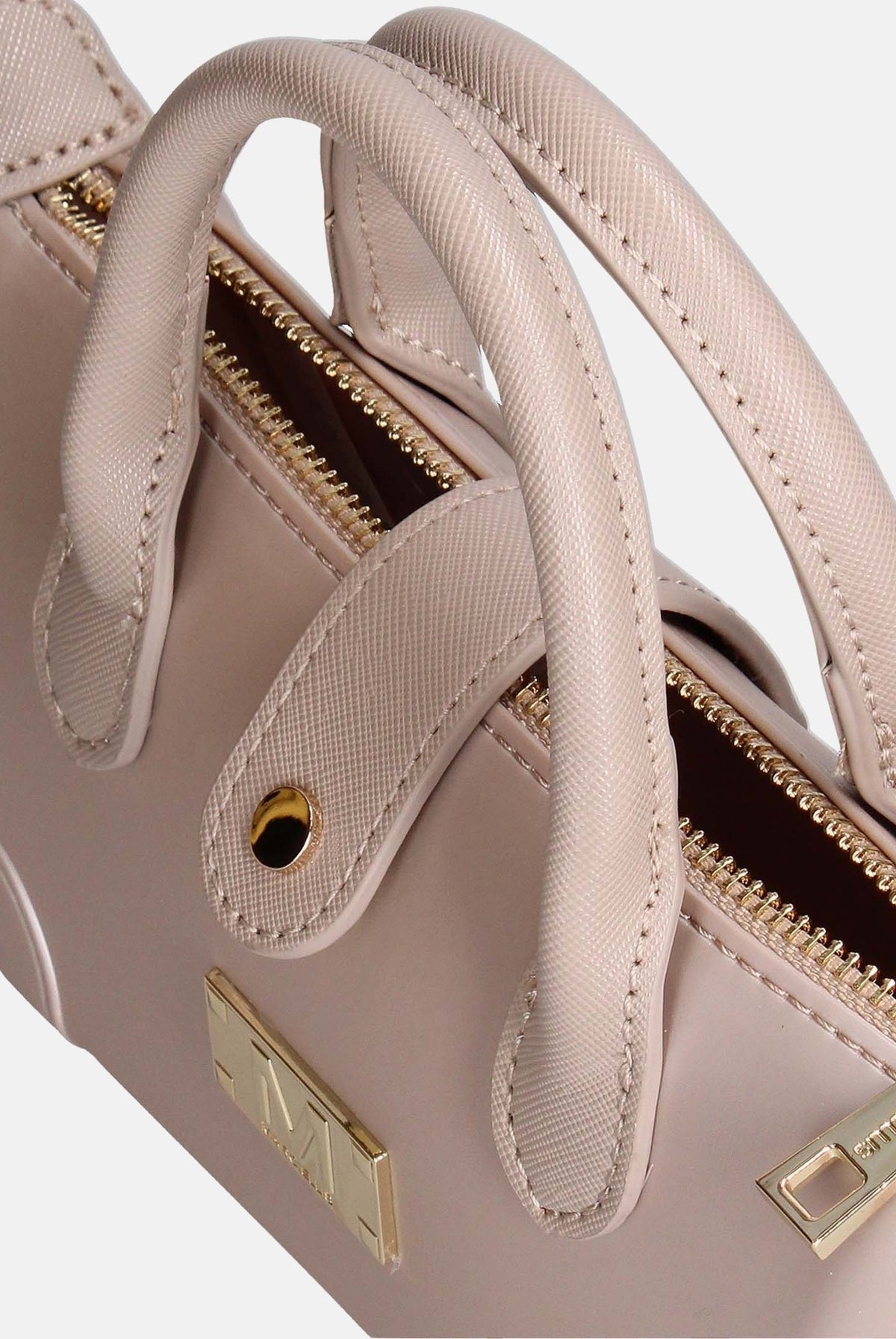MARC ELLIS Borsa a mano LOLLIPOP S beige scuro per donna con profilo svasato e manici rigidi superiori. LOLLIPOP-S27 DABELIGO MARC ELLIS