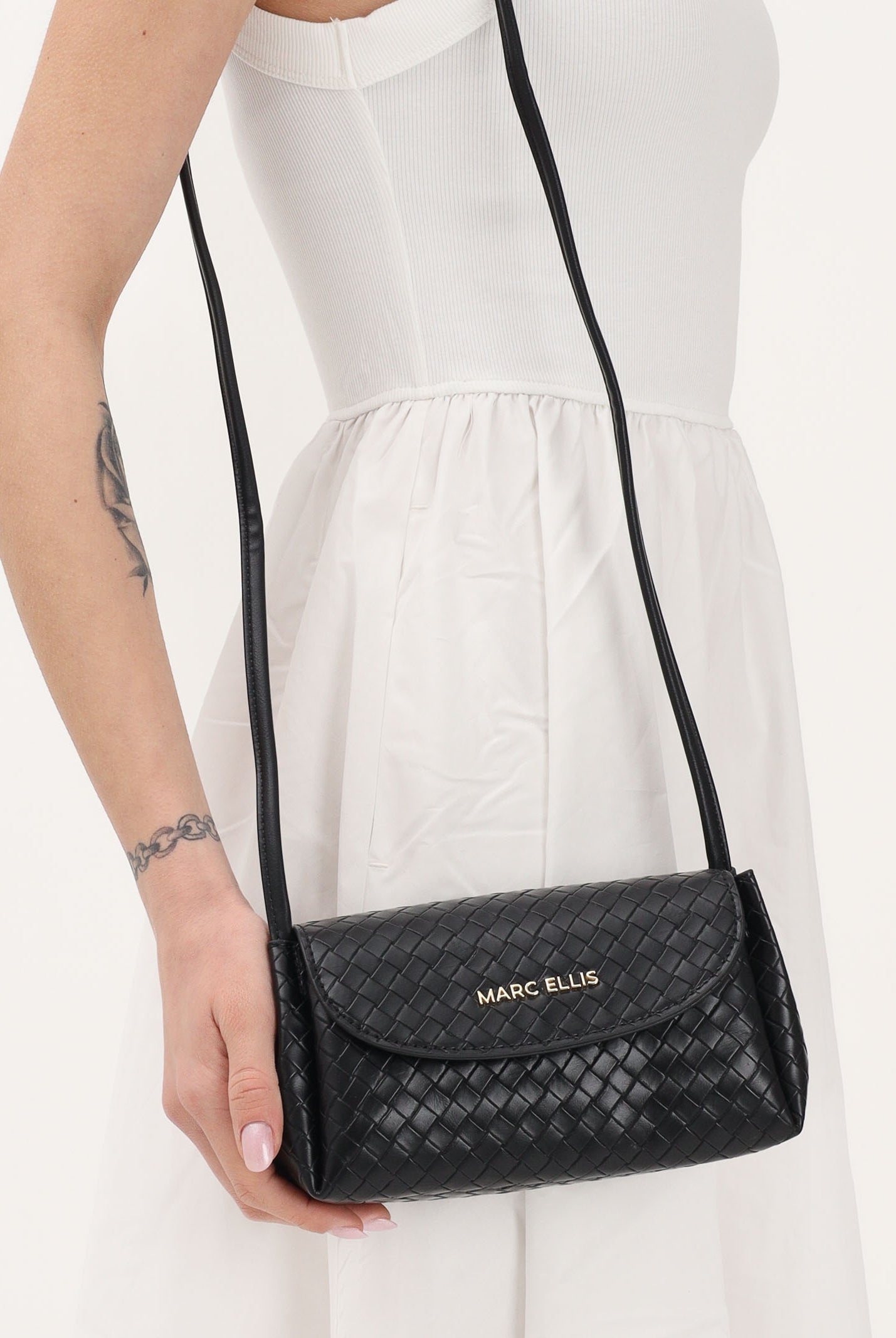 MARC ELLIS Borsa a tracolla Milenka nera da donna MILENKA-26 BL MARC ELLIS