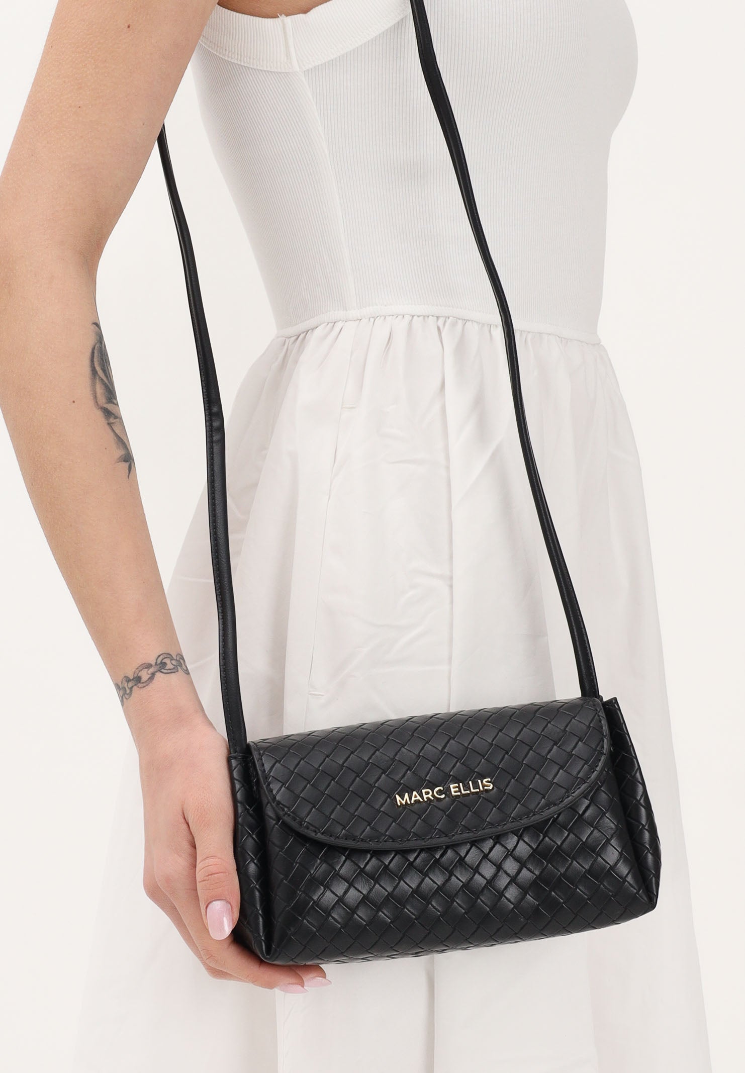 MARC ELLIS Borsa a tracolla Milenka nera da donna MILENKA-26 BL MARC ELLIS