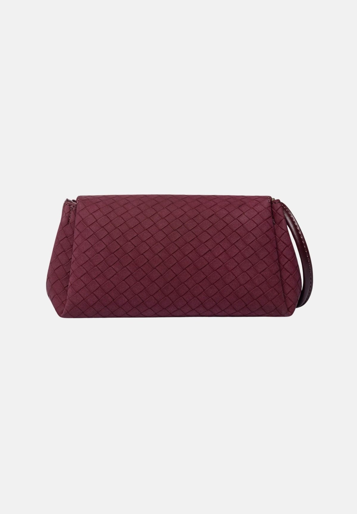 MARC ELLIS Borsa a tracolla SIBYL SUEDE burgundy bordeaux per donna con elegante patta frontale trapuntata SIBYL-SUEDE BU MARC ELLIS
