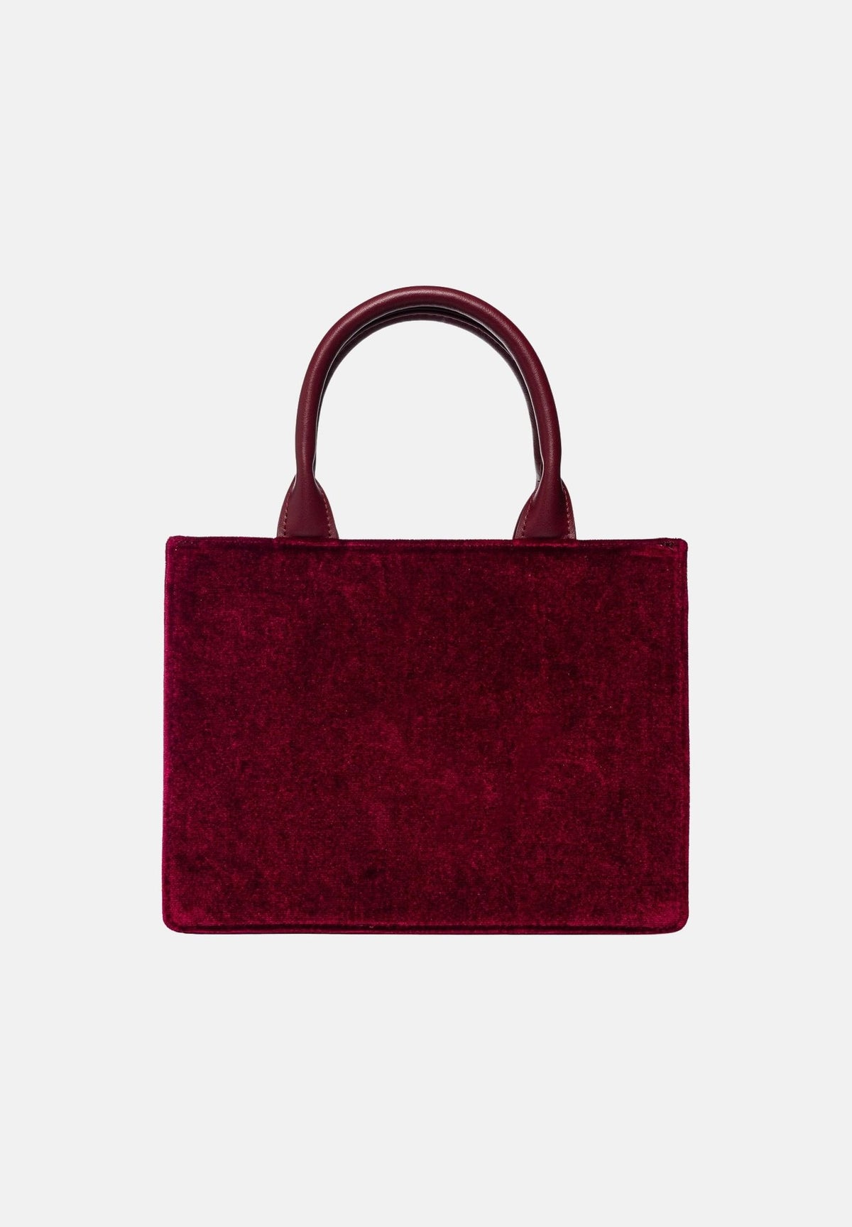 MARC ELLIS Borsa a mano SOPHY M bordeaux per donna con elegante trama jacquard logata, manici rigidi superiori SOPHY-M BU MARC ELLIS