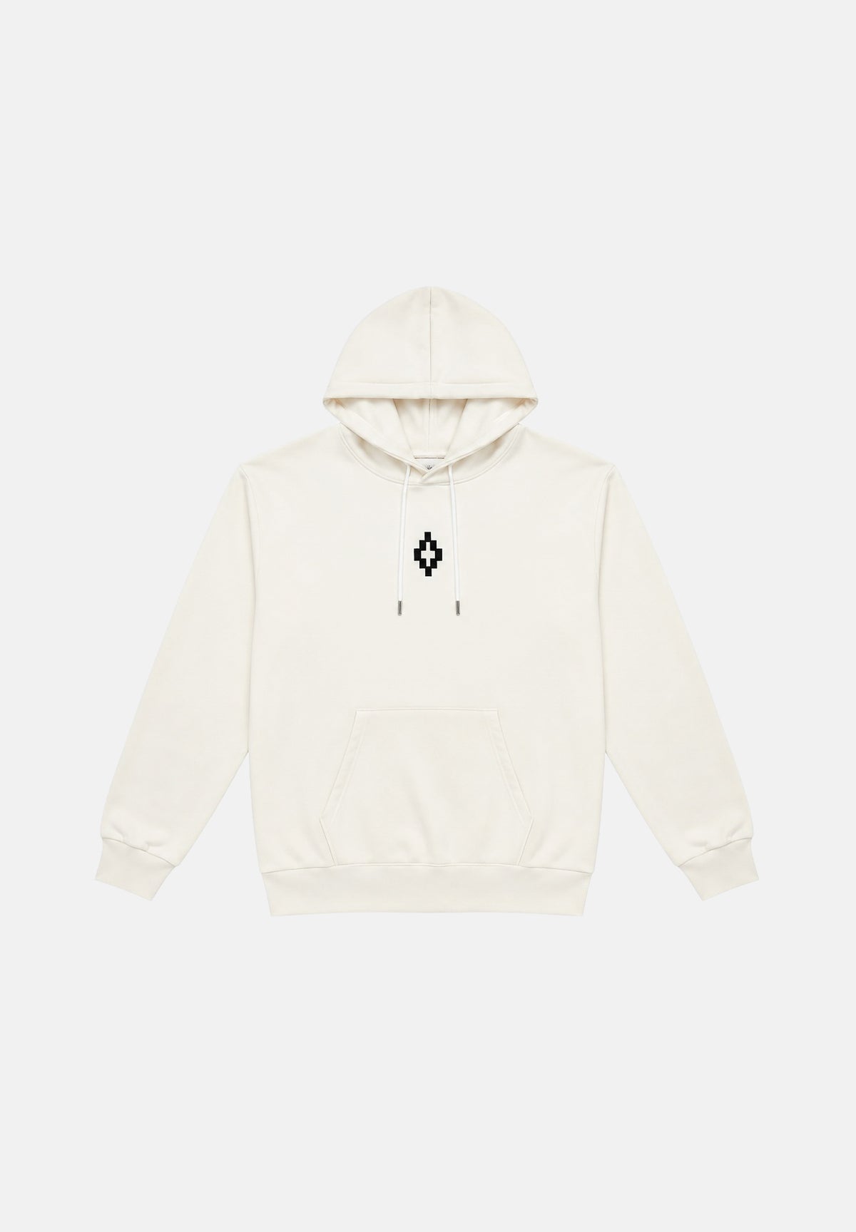 MARCELO BURLON COUNTY OF MILAN Felpa cn cappuccio cocco da uomo con logo Cross ricamato. F6CMMAHS101 412 MARCELO BURLON COUNTY OF MILAN