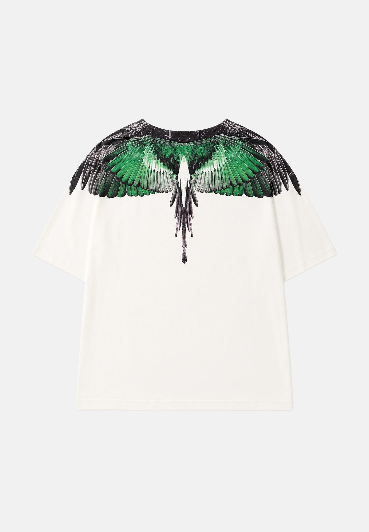 MARCELO BURLON COUNTY OF MILAN T-shirt white per uomo con iconico motivo ali multicolor. F6CMMATH049 412 MARCELO BURLON COUNTY OF MILAN