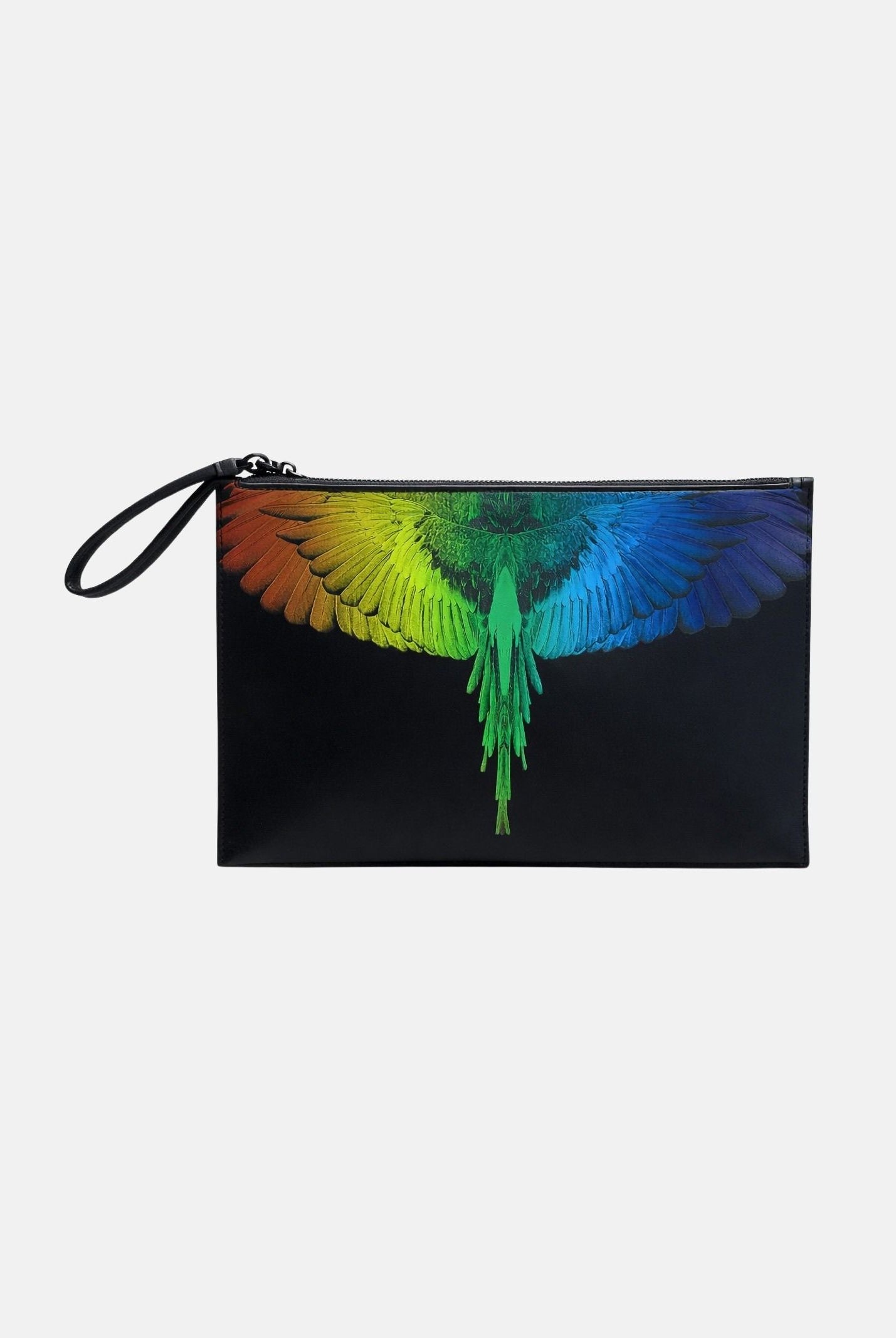 MARCELO BURLON COUNTY OF MILAN Pochette nera per uomo e donna con stampa ali COMAS2603330893 . MARCELO BURLON COUNTY OF MILAN