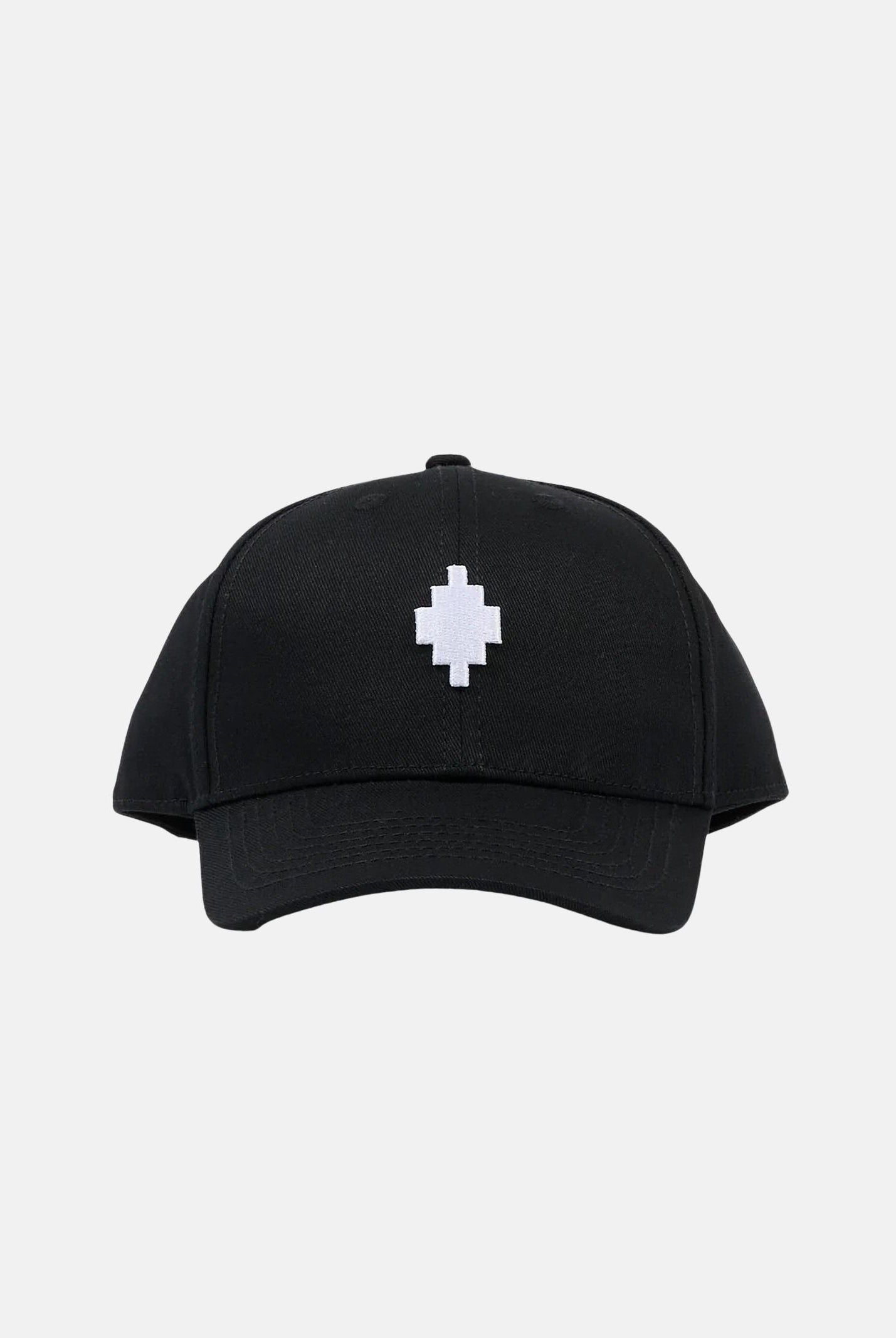 MARCELO BURLON COUNTY OF MILAN Cappello con visiera nero per uomo e donna con croce COMAS2604800888 . MARCELO BURLON COUNTY OF MILAN