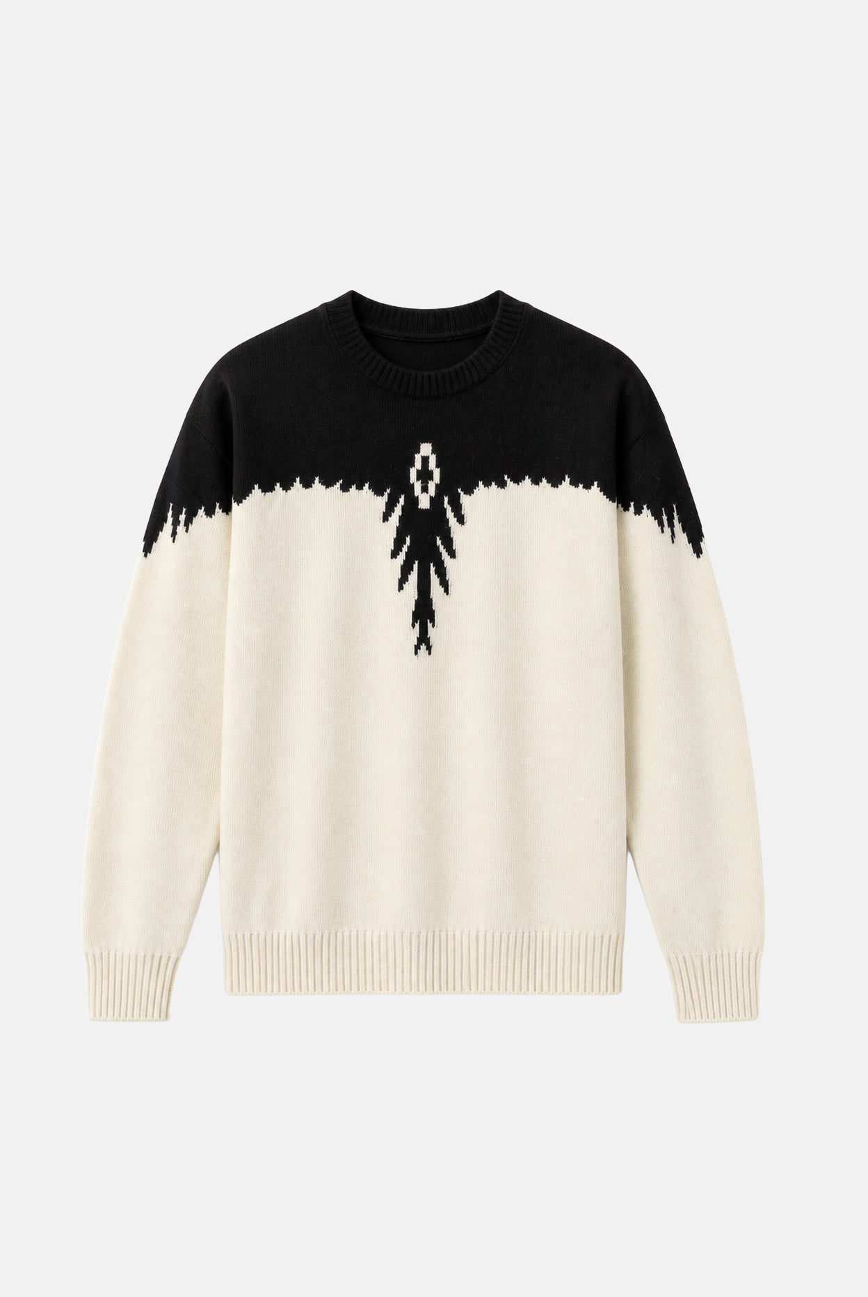 Maglia girocollo regular fit da uomo autunno inverno F6CMMAJP024 412 MARCELO BURLON COUNTY OF MILAN