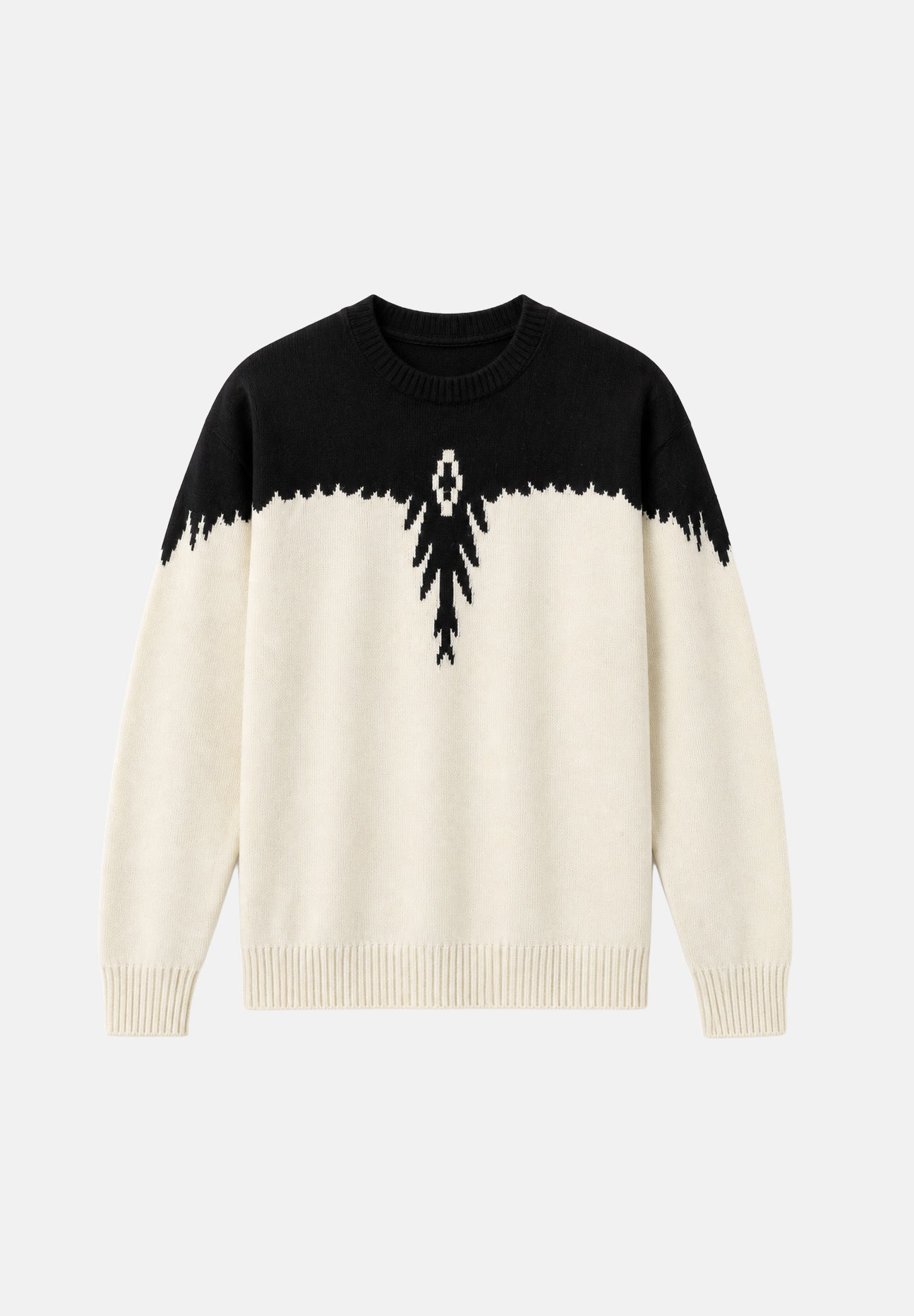 Maglia girocollo regular fit da uomo autunno inverno F6CMMAJP024 412 MARCELO BURLON COUNTY OF MILAN