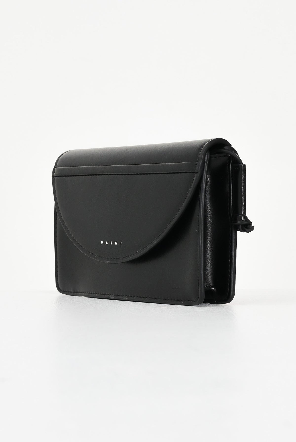 MARNI Pochette nera da donna con logo M01256M00TK 0M922 MARNI
