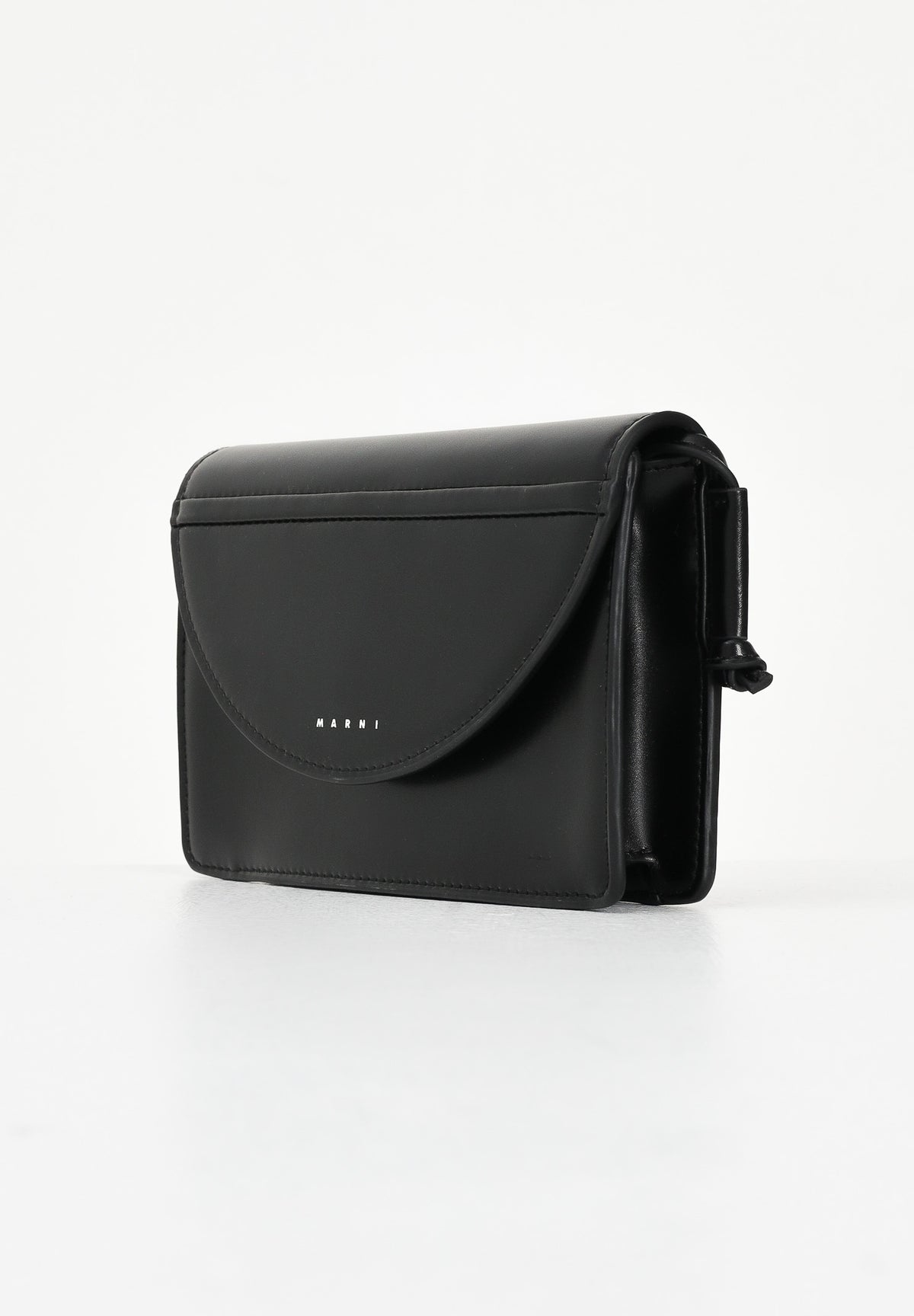 MARNI Pochette nera da donna con logo M01256M00TK 0M922 MARNI