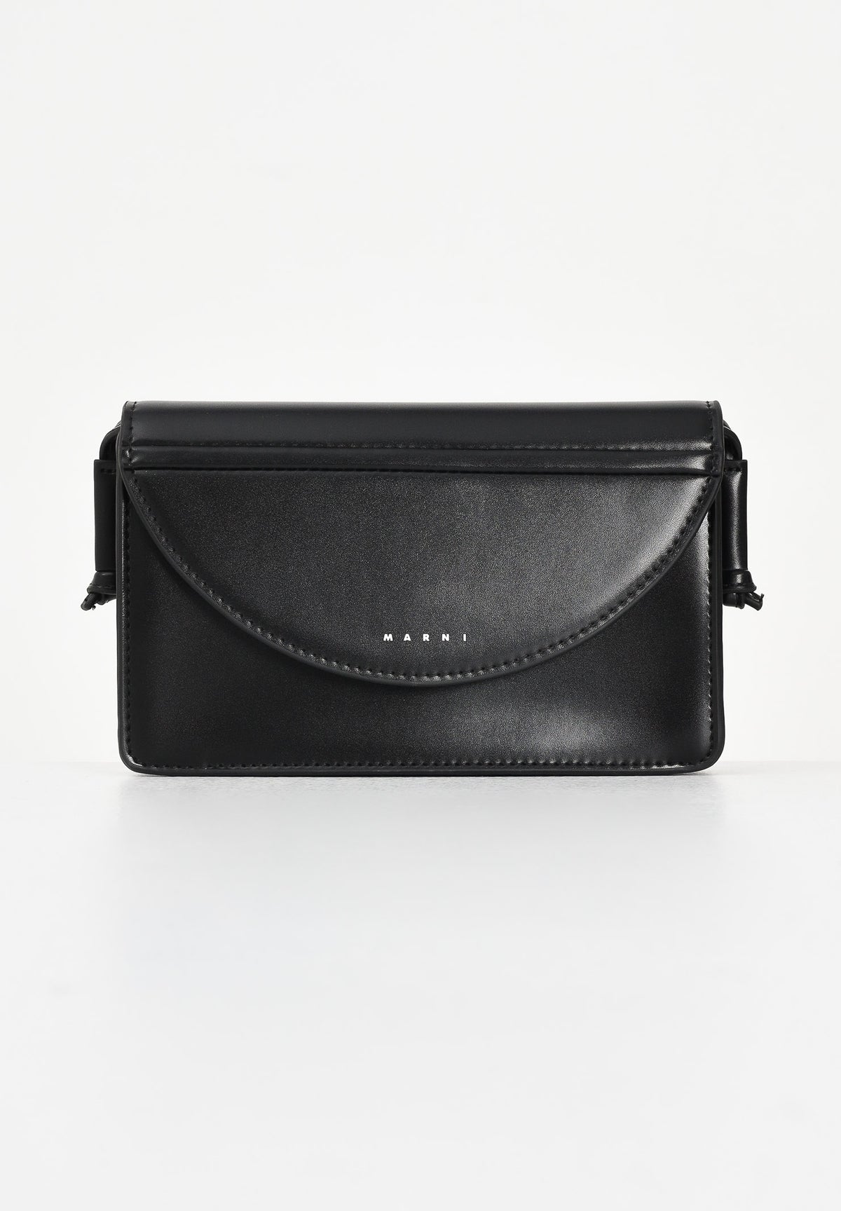 MARNI Pochette nera da donna con logo M01256M00TK 0M922 MARNI