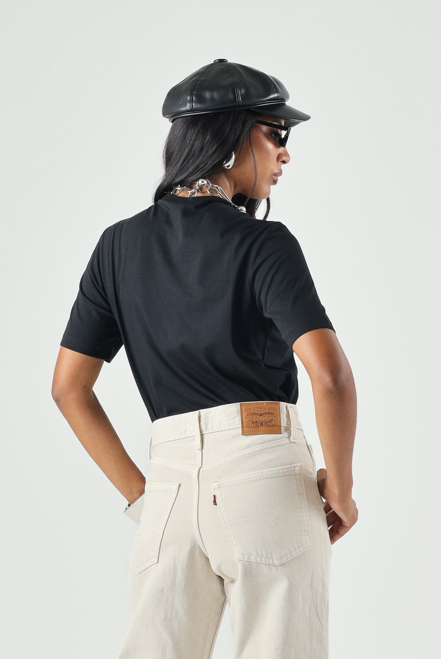 MARNI T-shirt a manica corta nera per donna, ragazzi e bambini con stampa logo M01601M00RF 0M900 MARNI