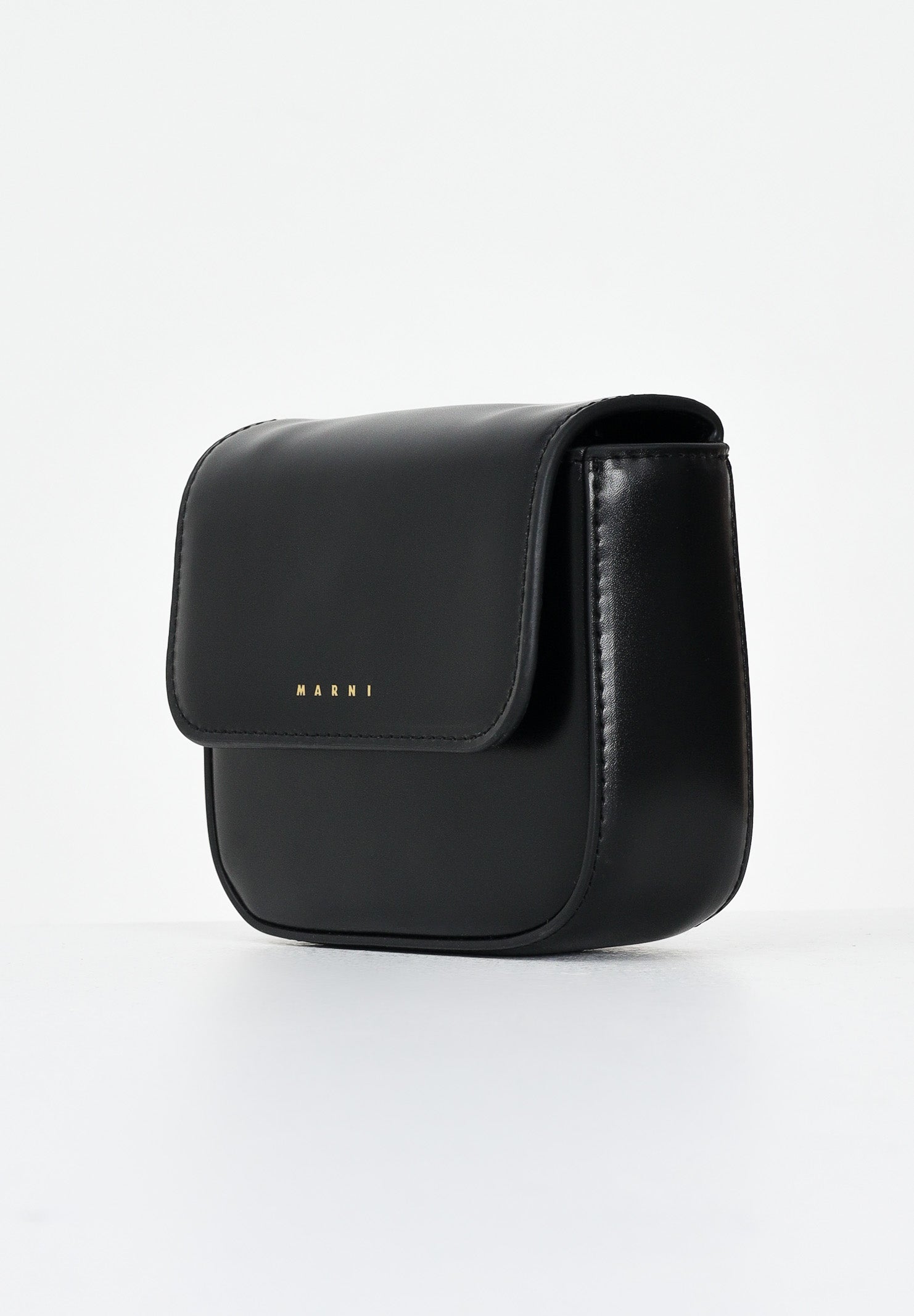 MARNI Borsa a tracolla in eco-pelle Punk nera da donna M01609M00TK 0M900 MARNI