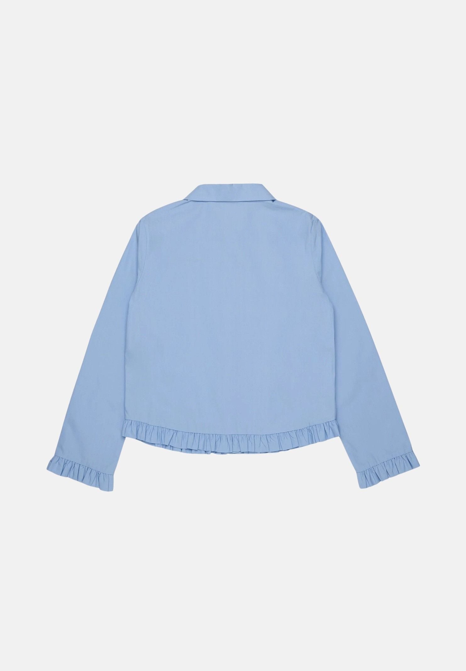 MARNI Camicia manica lunga powder celeste per donna, ragazzi e bambini con colletto classico e bottoni frontali a contrasto. M01948M00UW 0M863 MARNI