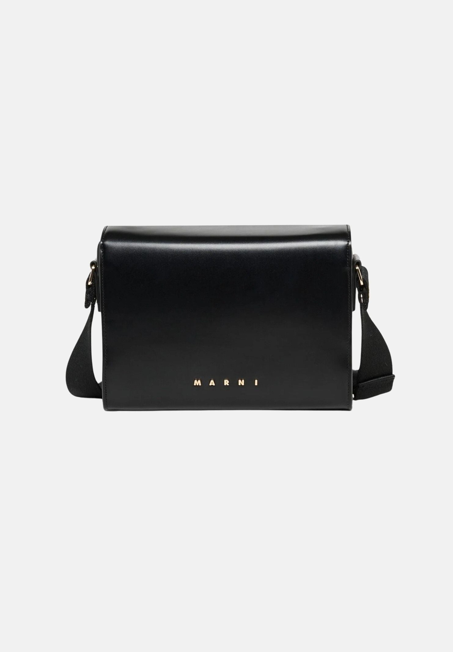 MARNI Borsa a tracolla VIVIAN CROSS-BODY nero da donna in tinta unita M01967M00TK 0M900 MARNI