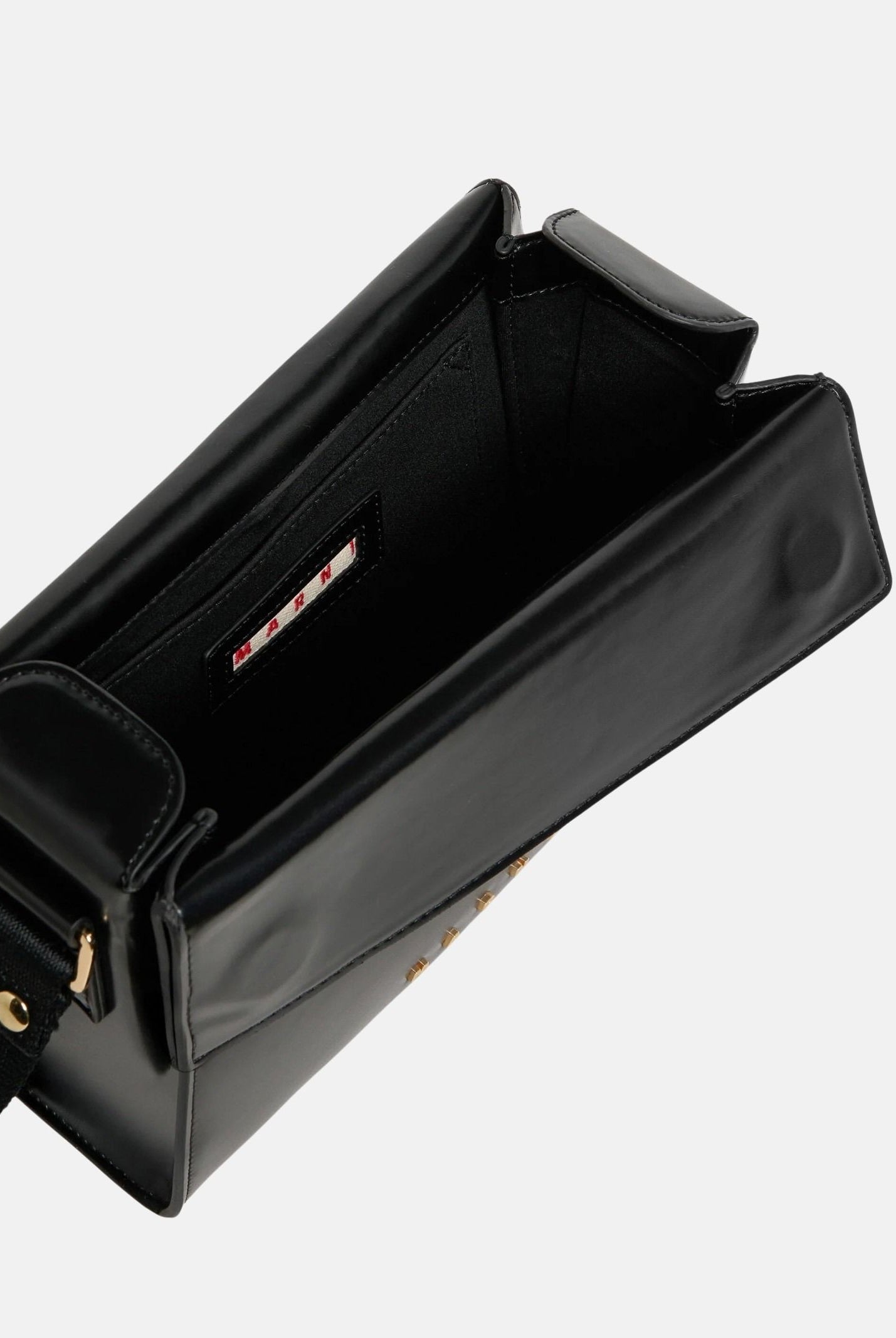 MARNI Borsa a tracolla VIVIAN CROSS-BODY BAG WITH LOGO black, da donna. M01967M00TK 0M900 MARNI