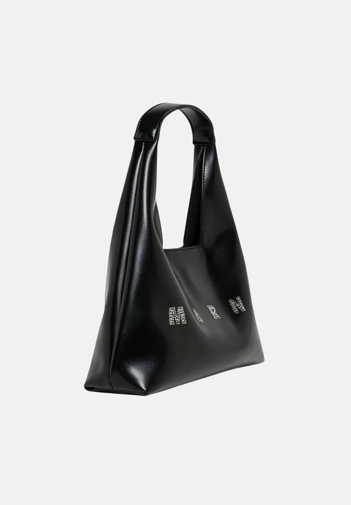 MARNI Borsa mini a spalla DIAMOND LOGO, colore nero da donna con logo frontale M02030M00TK 0M900 MARNI