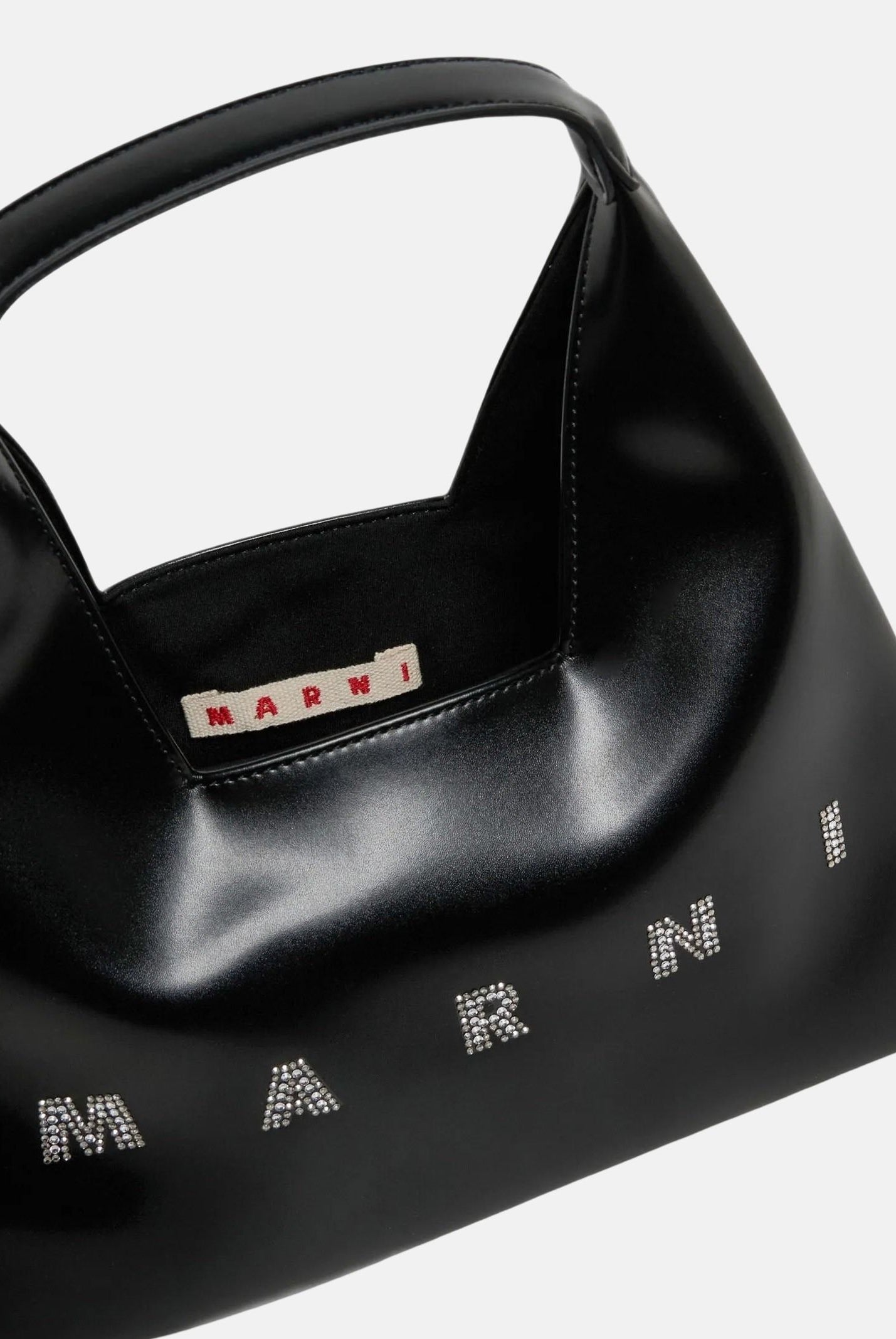 MARNI Borsa mini a spalla DIAMOND LOGO, colore nero da donna con logo frontale M02030M00TK 0M900 MARNI