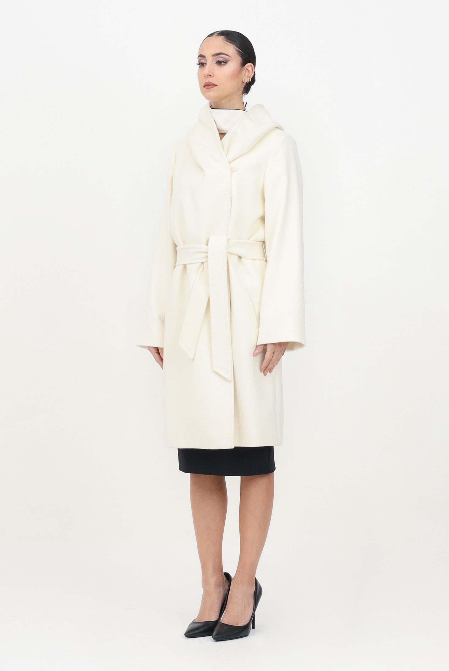 MAX MARA Cappotto panna da donna modello Newmang 2426016111600 001 MAX MARA