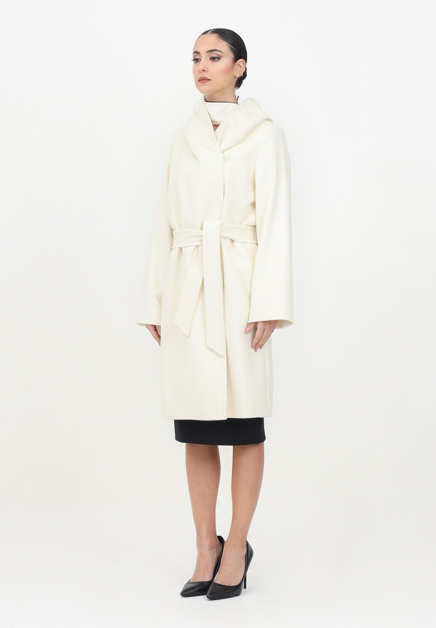 MAX MARA Cappotto panna da donna modello Newmang 2426016111600 001 MAX MARA STUDIO