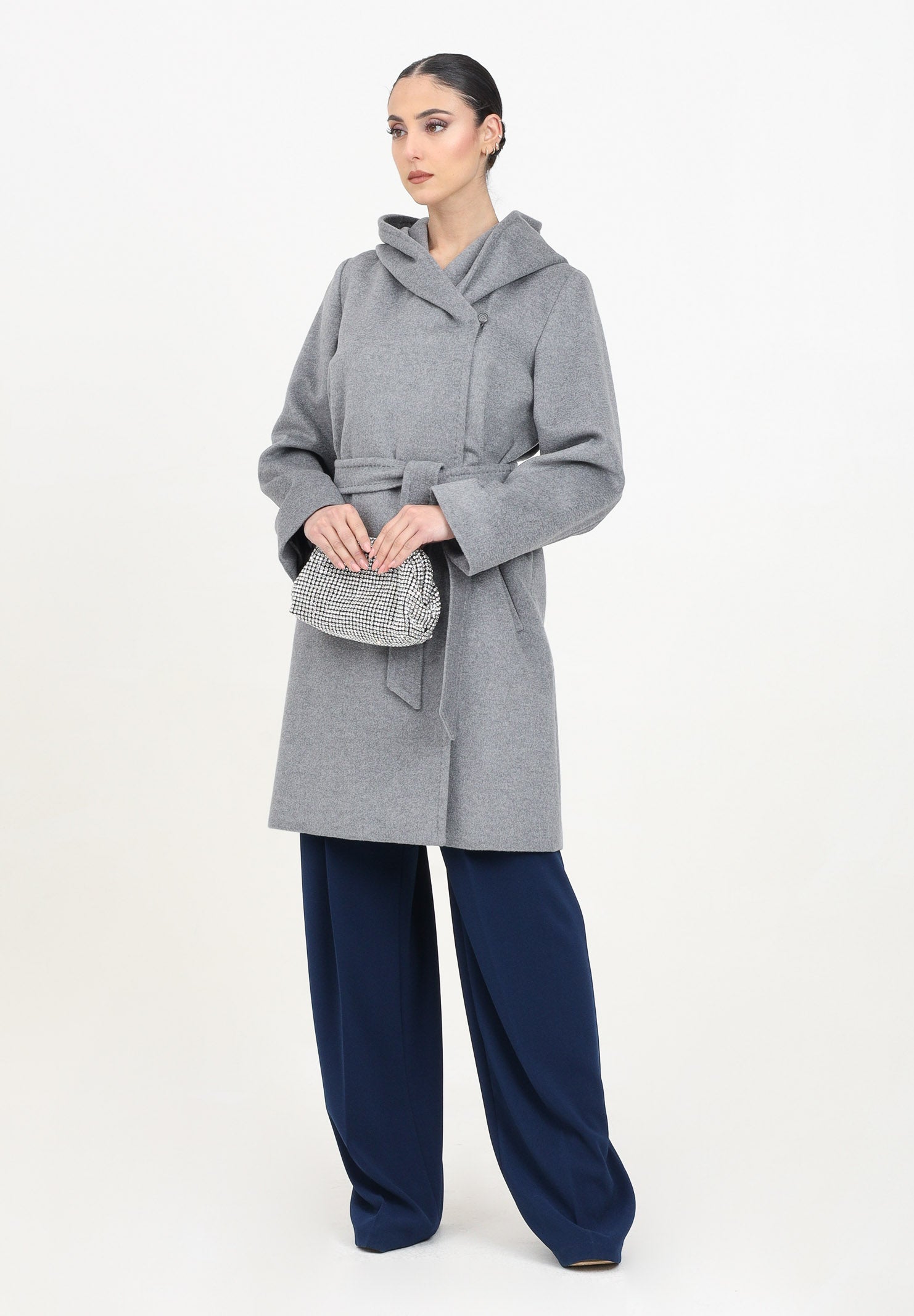 MAX MARA Cappotto grigio da donna modello Newmang 2426016111600 011 MAX MARA
