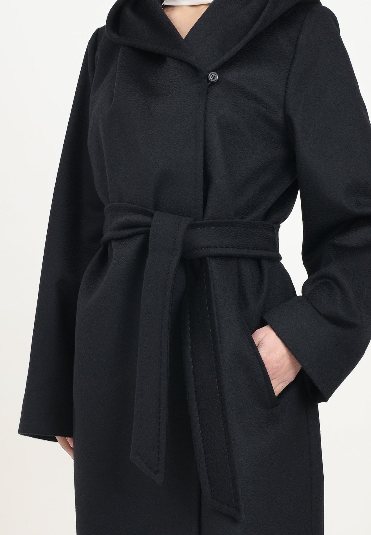 MAX MARA Cappotto nero da donna modello Newmang 2426016111600 013 MAX MARA STUDIO