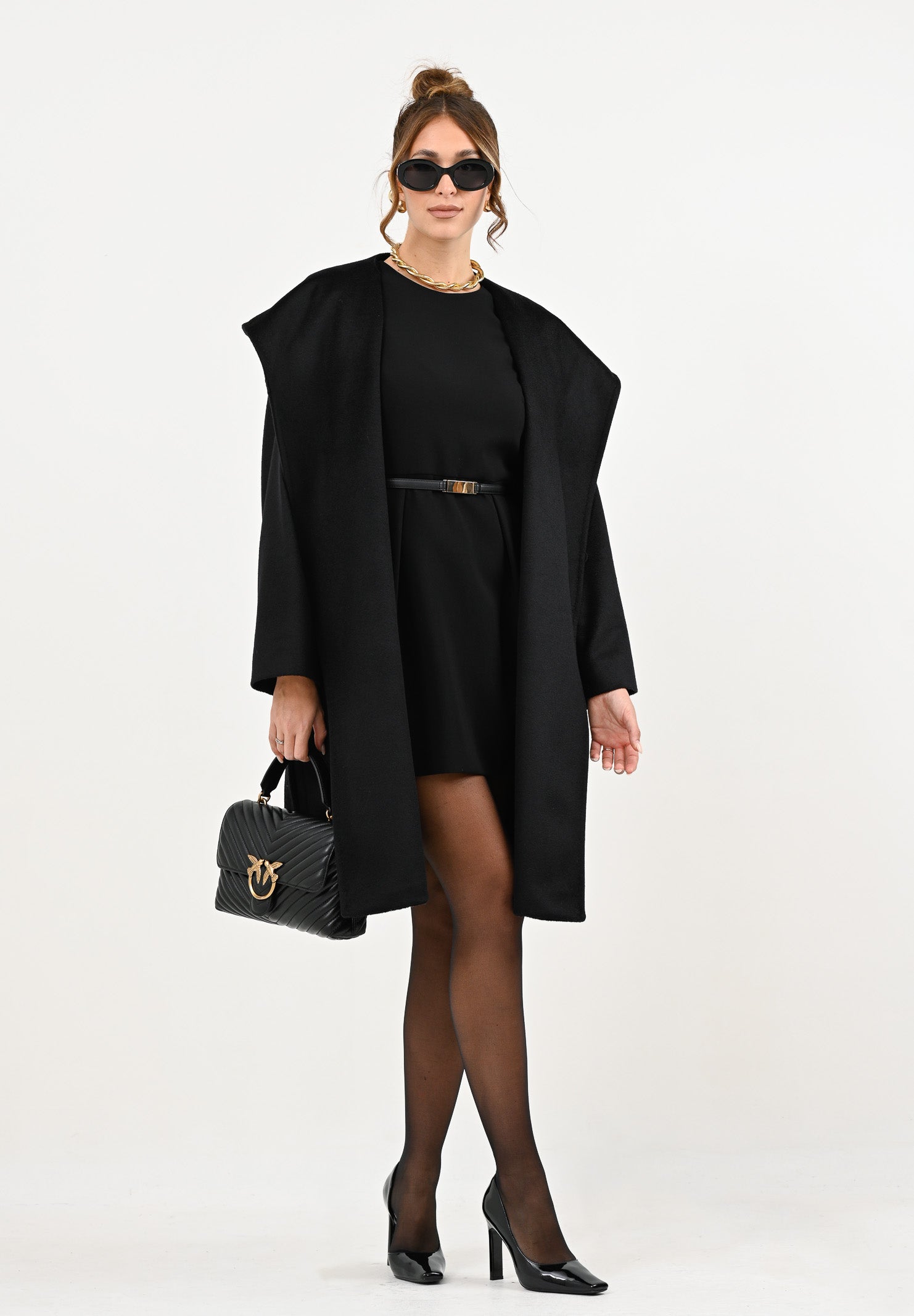 MAX MARA Cappotto nero da donna modello Newmang 2426016111600 013 MAX MARA