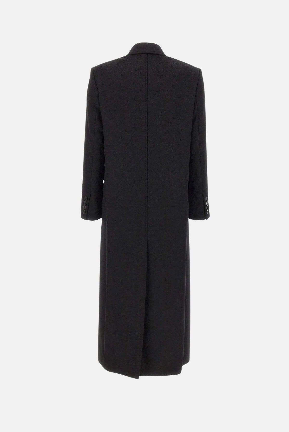 MAX MARA Cappotto lungo MSTEFFIGE nero da donna con costruzione doppiopetto 2626016012600 013 MAX MARA STUDIO