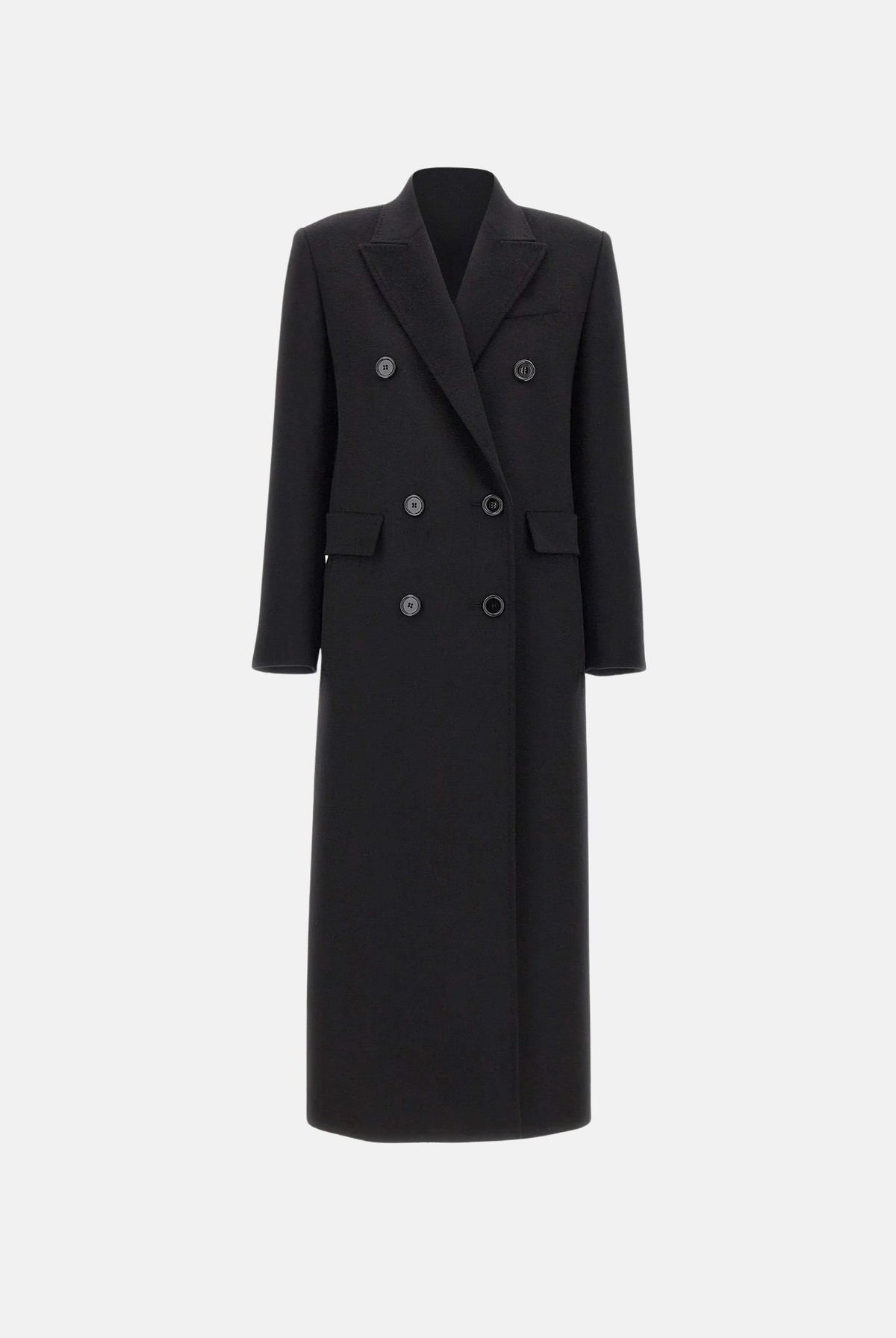 MAX MARA Cappotto MSTEFFIGE nero da donna con costruzione doppiopetto 2626016012600 013 MAX MARA STUDIO