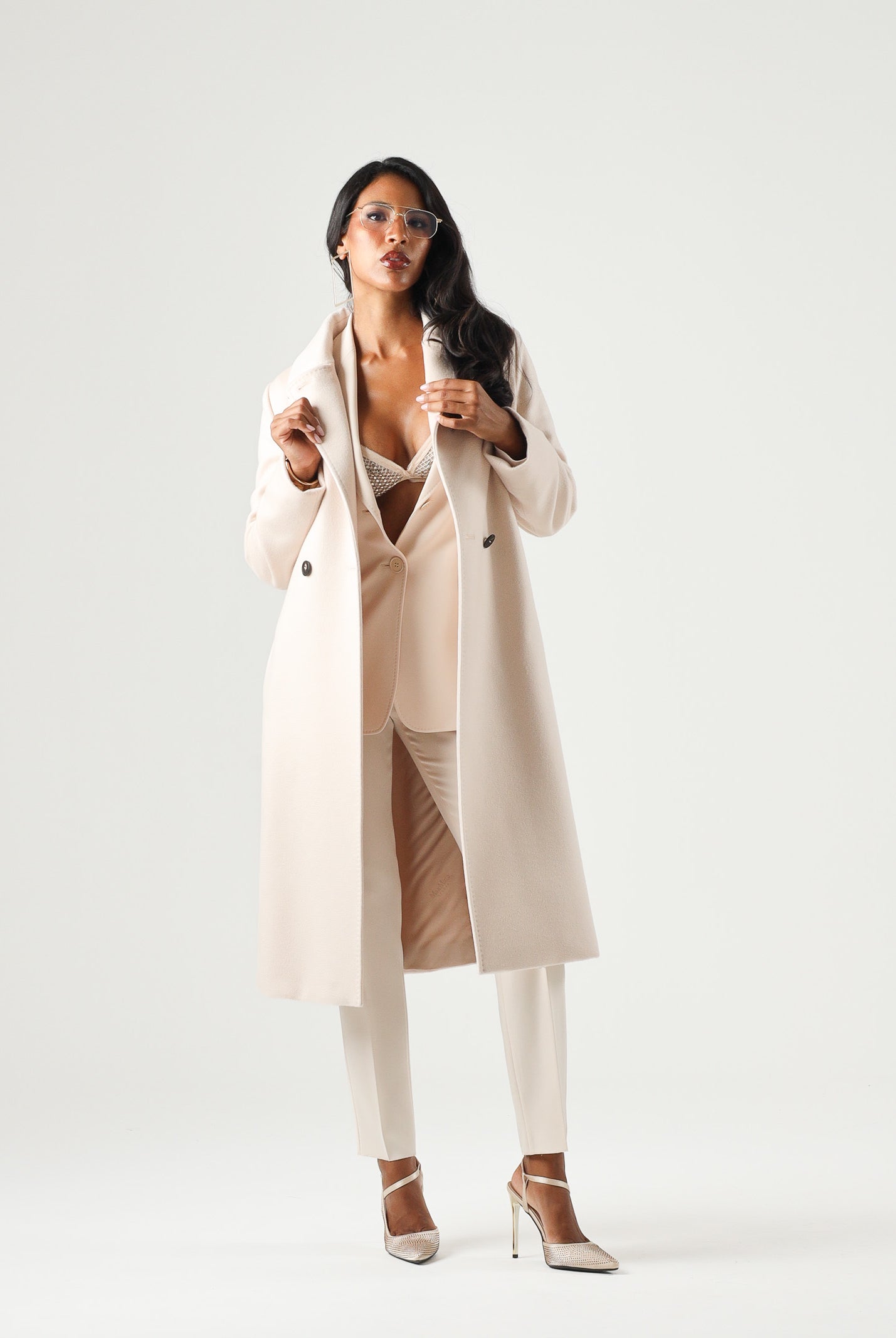 MAX MARA Cappotto BCOLLAG natural beige da donna <BR/> 2626016061600 083 MAX MARA