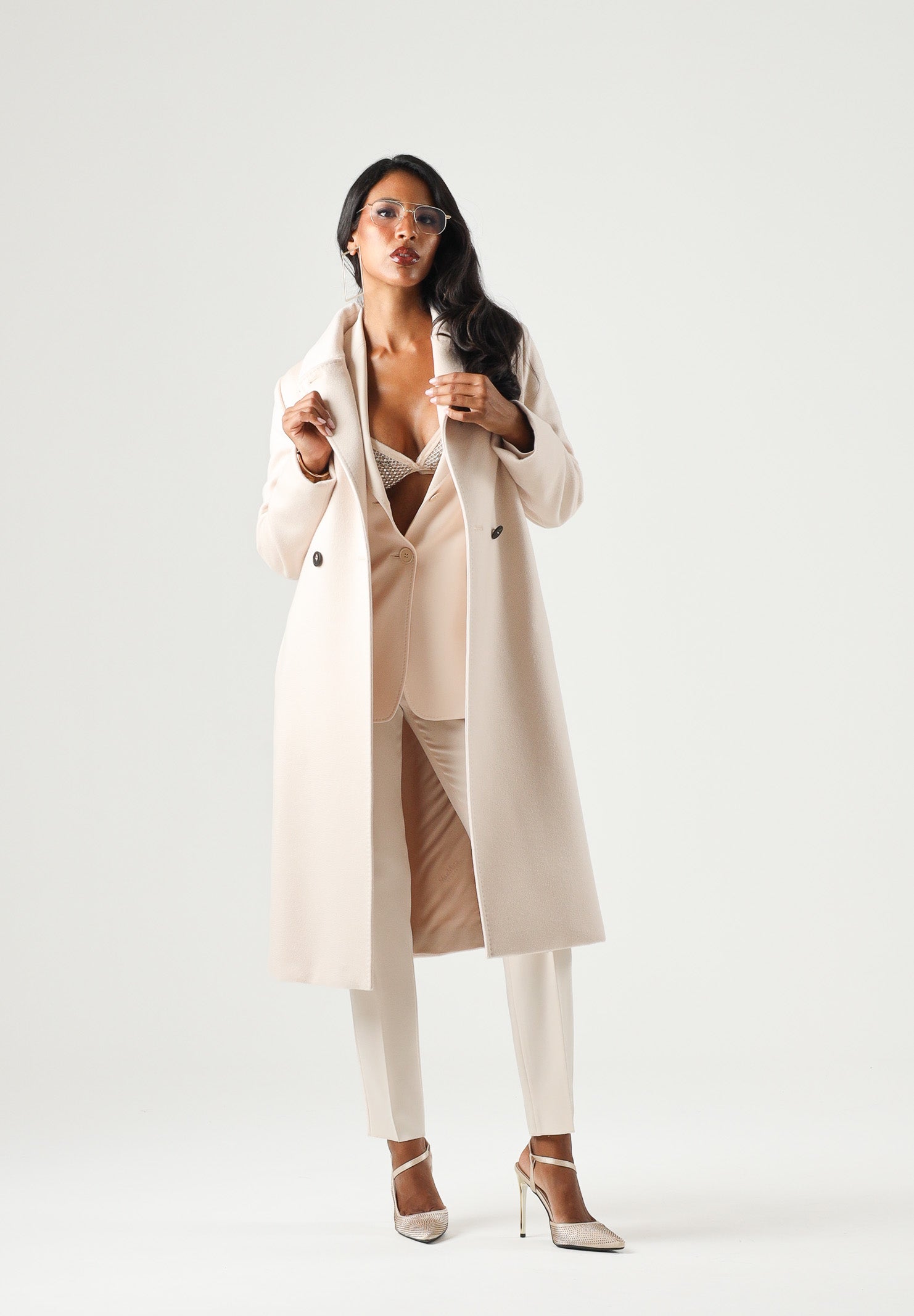 MAX MARA Cappotto BCOLLAG natural beige da donna <BR/> 2626016061600 083 MAX MARA