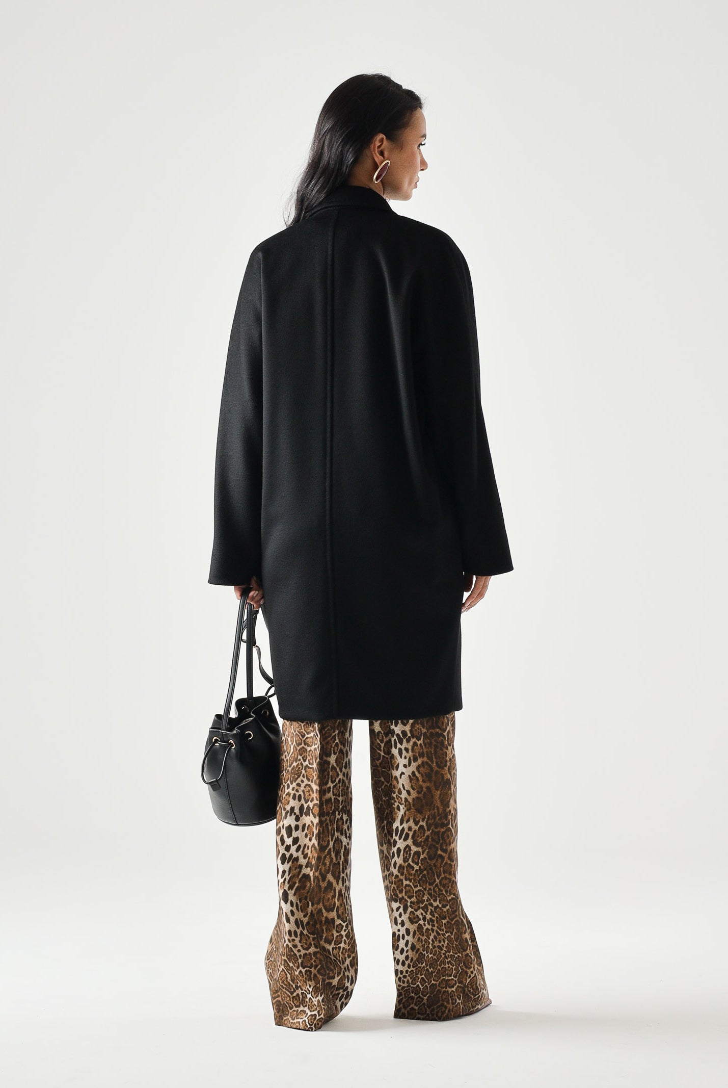 MAX MARA Studio cappotto doppiopetto nero MSTMASTRO in drap di lana da, donna. 2626016071600 013 MAX MARA