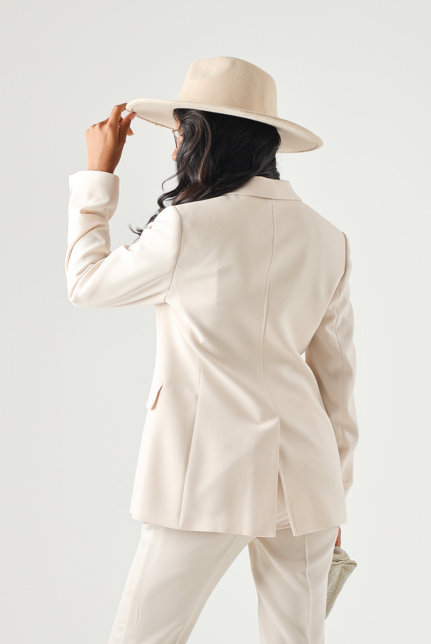 MAX MARA Blazer LINZ monopetto, bianco naturale--beige da donna 2626046055600 052 MAX MARA