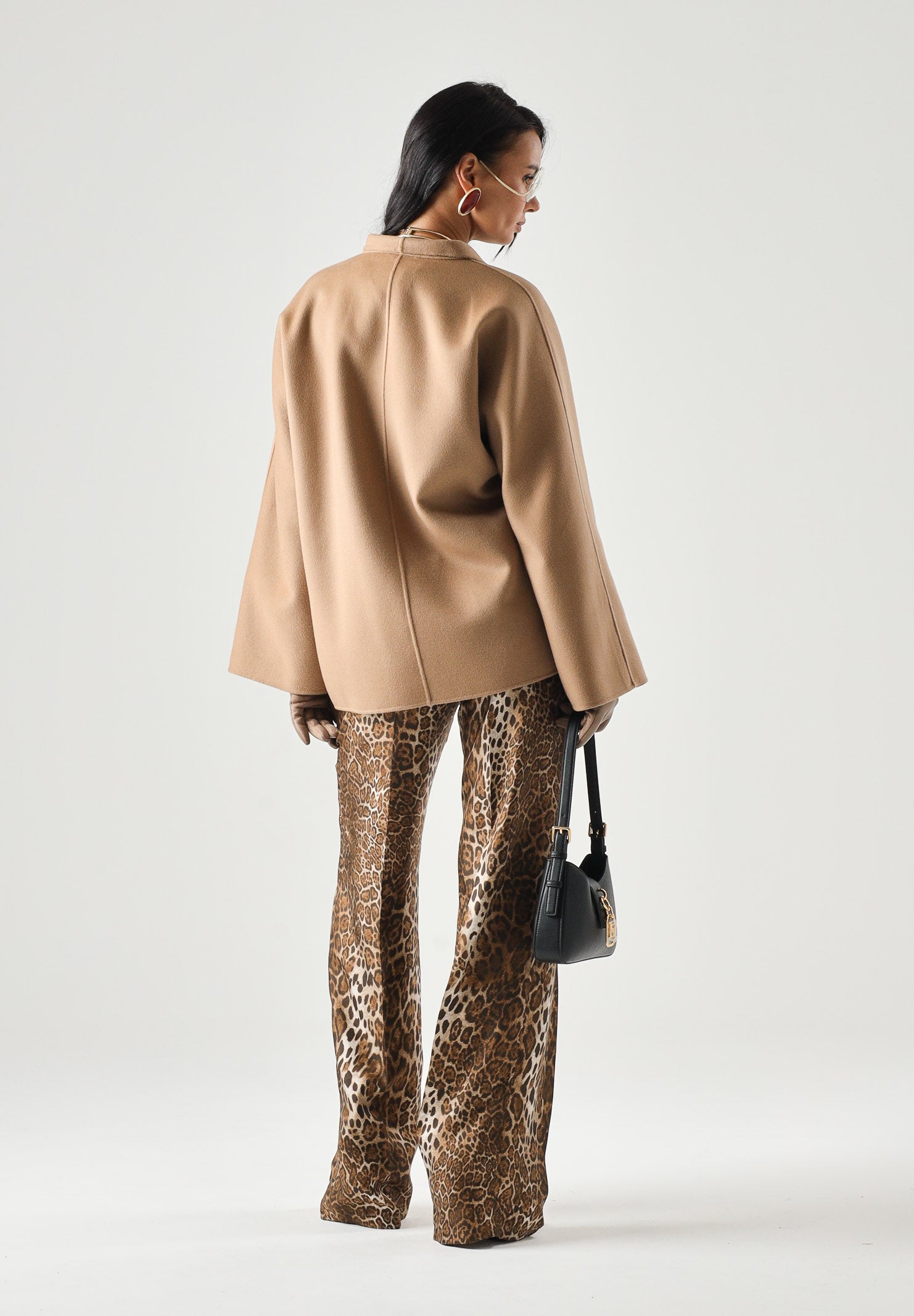 MAX MARA STUDIO Cappotto MSTFORTE cammello-beige da donna con cintura coordinata<BR/> 2626086031600 024 MAX MARA