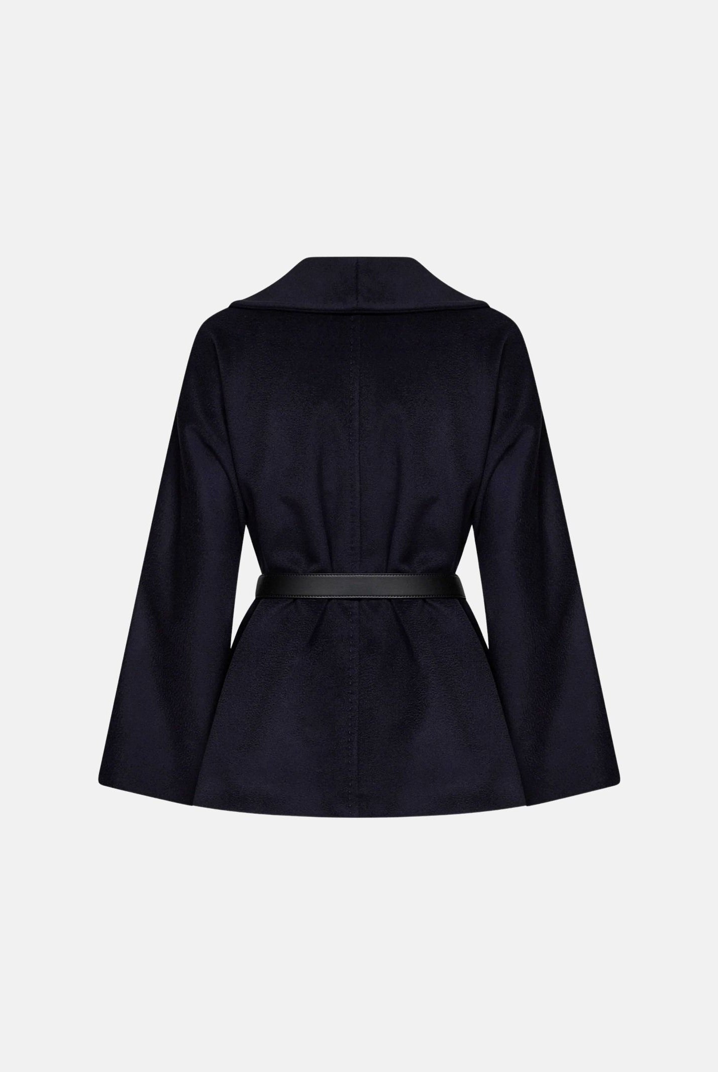 MAX MARA Cappotto MSTABISSI in pura lana blu, da donna con cintura in vita e linea femminile. 2626086081600 010 MAX MARA