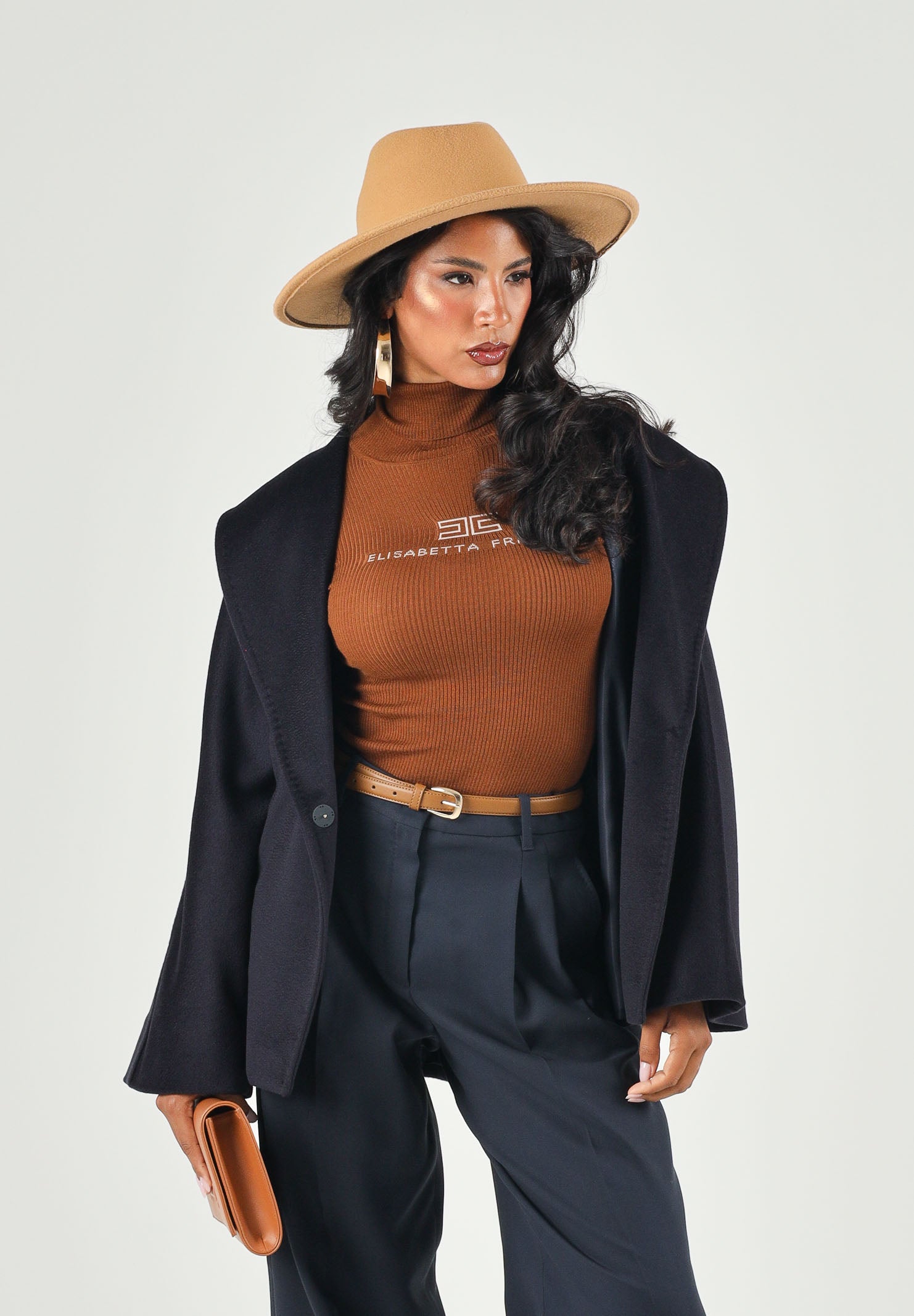 MAX MARA Cappotto MSTABISSI in pura lana blu, da donna con cintura in vita e linea femminile. 2626086081600 010 MAX MARA
