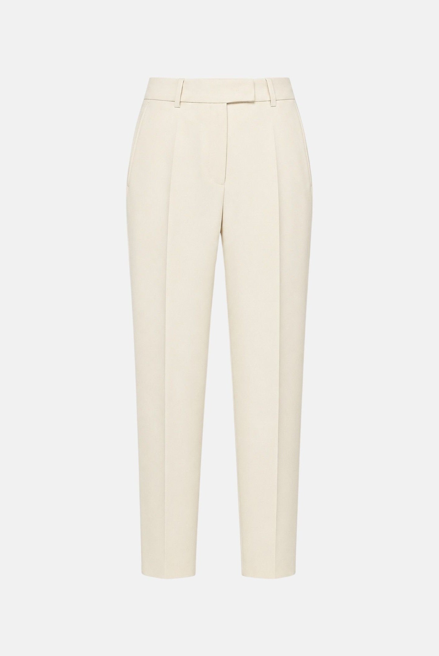 MAX MARA Pantaloni JERTA sartoriali naturale, colore basico beige, donna con piega frontale . 2626136035600 052 MAX MARA
