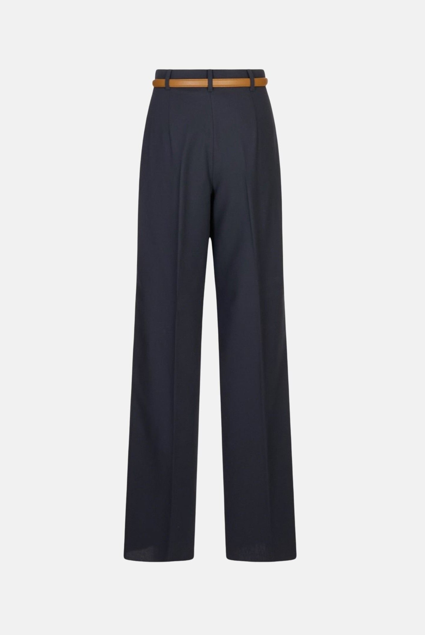 MAX MARA STUDIO Pantalone MSTADUNCO fluido nero da donna con tasche alla francese 2626136081600 007 MAX MARA