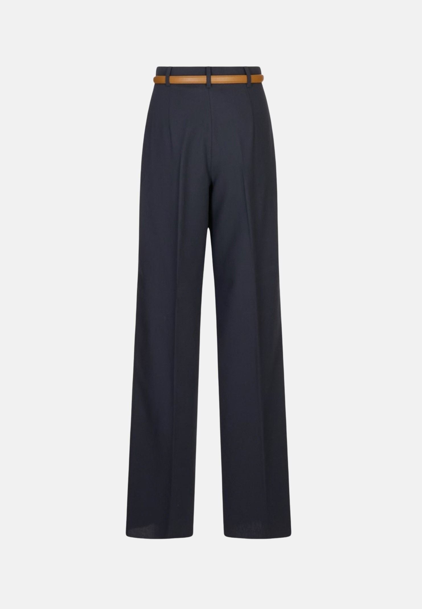 MAX MARA STUDIO Pantalone MSTADUNCO fluido nero da donna con tasche alla francese 2626136081600 007 MAX MARA