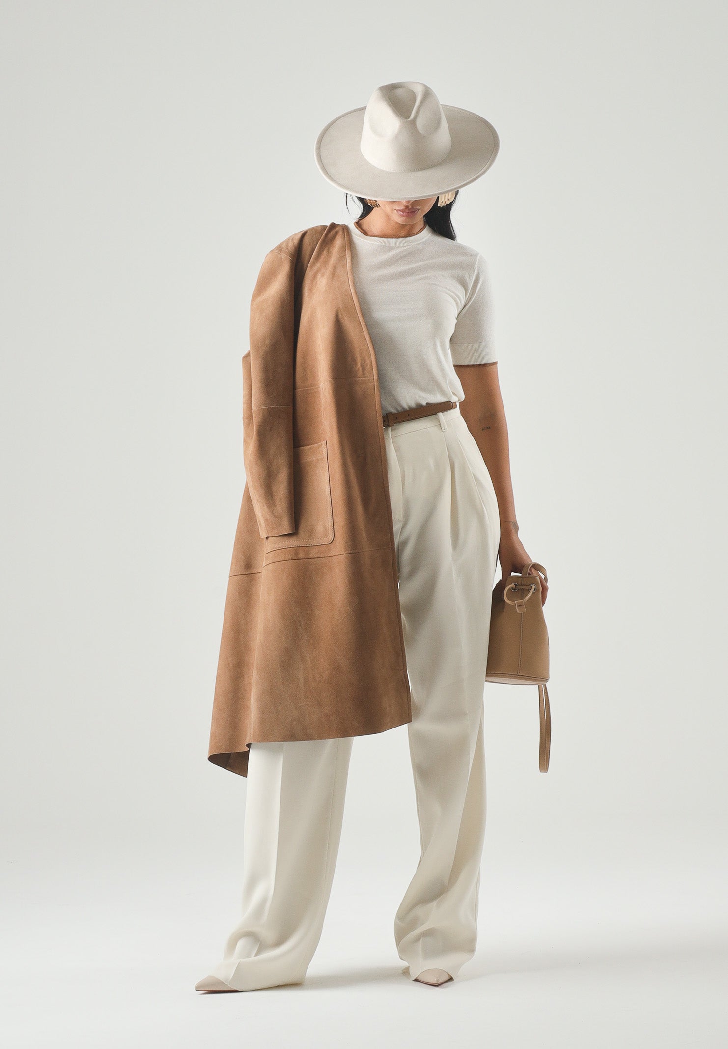 MAX MARA Maglia MSTAGENDA maniche corte in filato di lana bianco da donna con profilo intarsiato a contrasto. 2626366081600 012 MAX MARA