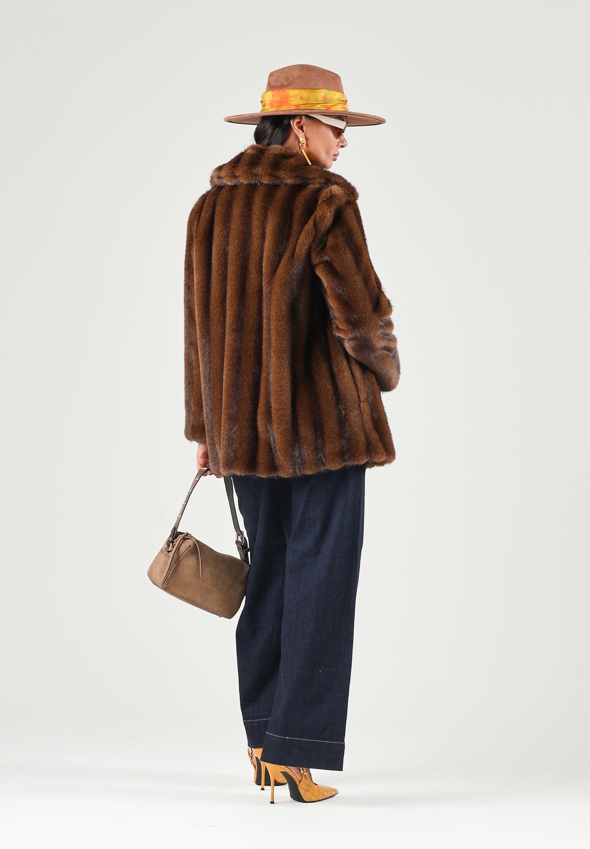 MAX MARA Pelliccia SHORTY nocciola marrone da donna a pelo corto 2626456022600 001 MAX MARA STUDIO