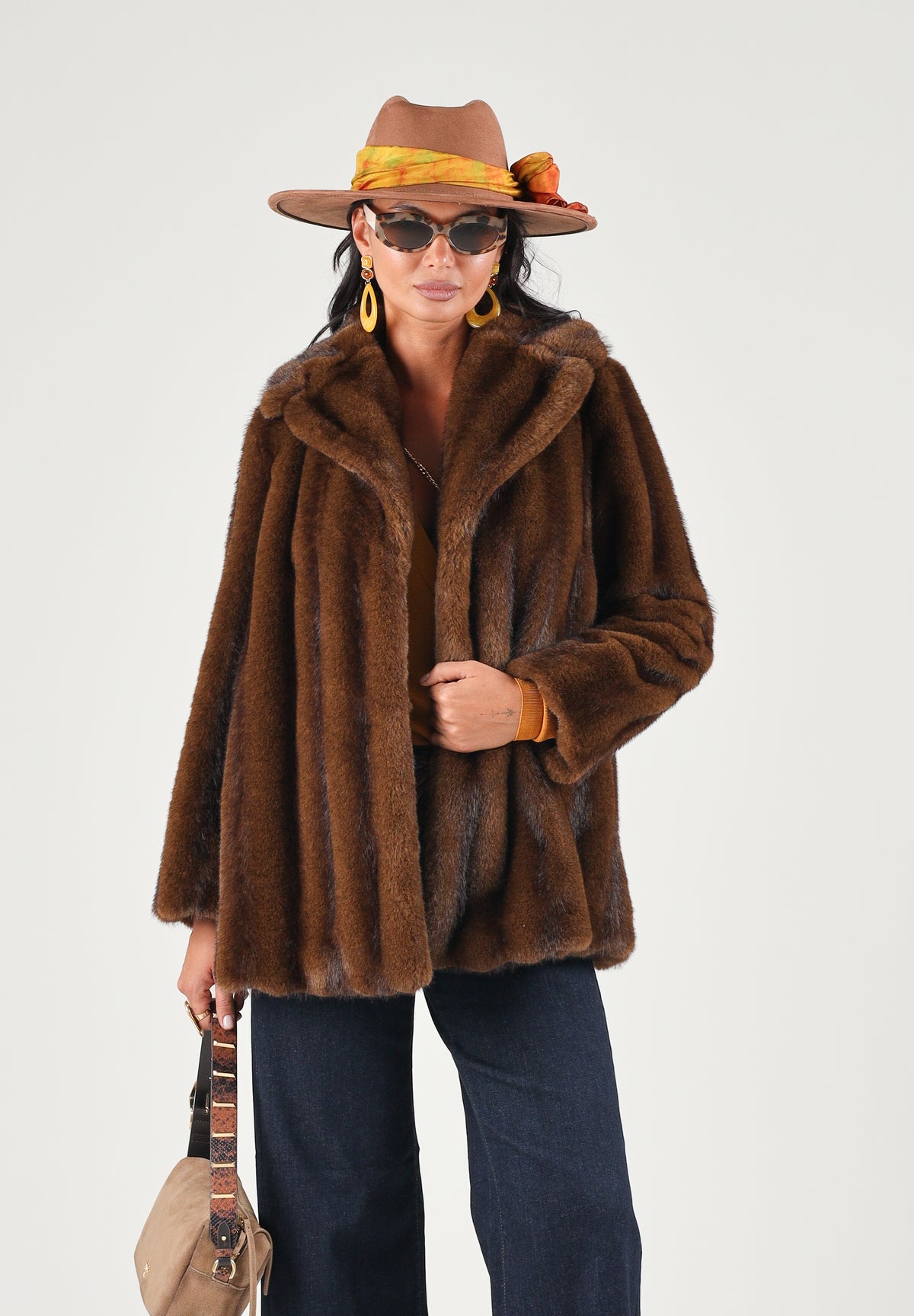 MAX MARA Pelliccia SHORTY nocciola marrone da donna a pelo corto 2626456022600 001 MAX MARA STUDIO